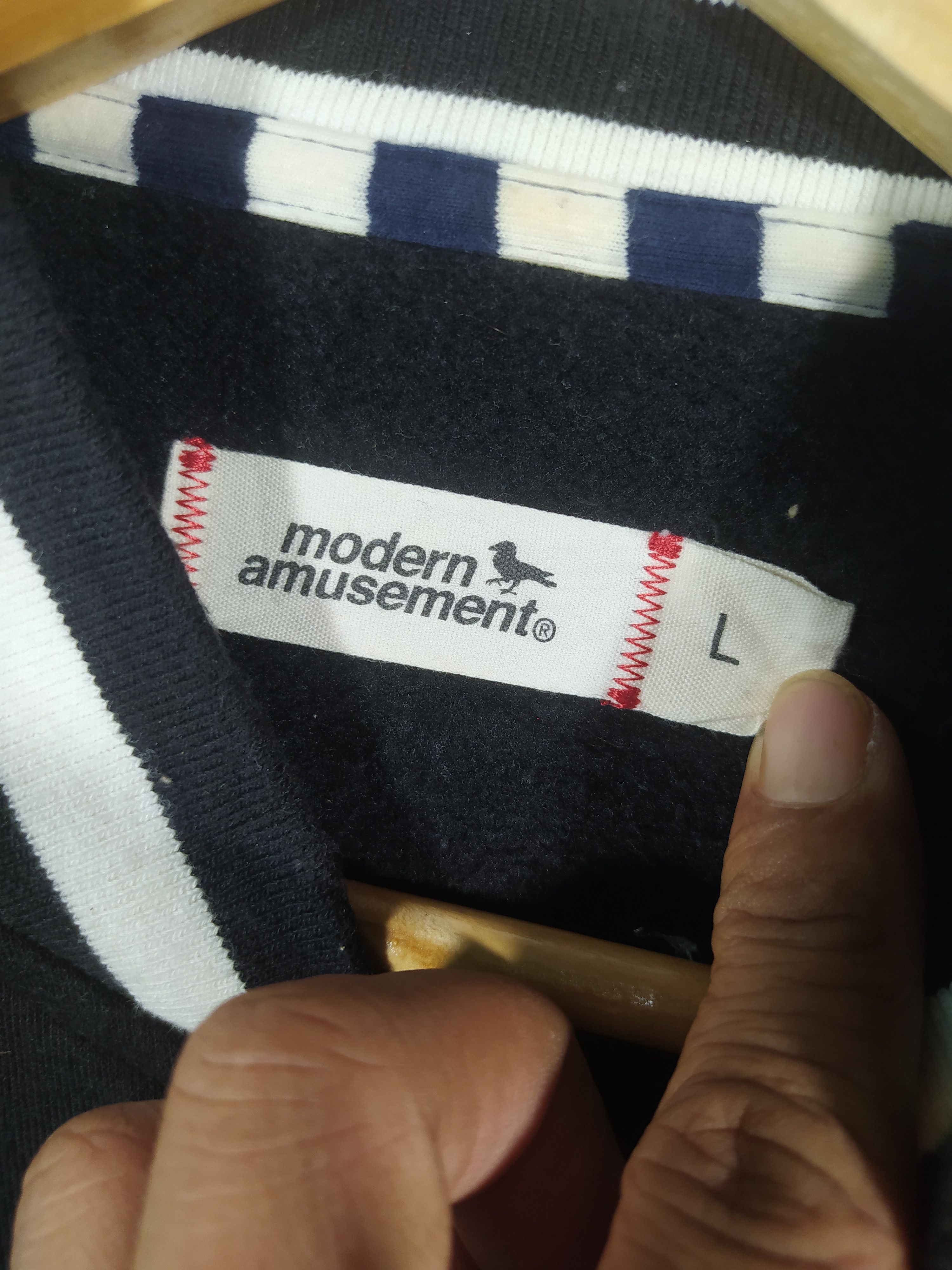 Japanese Brand Modern amusement varsity jacket Size US L / EU 52-54 / 3 - 9 Thumbnail