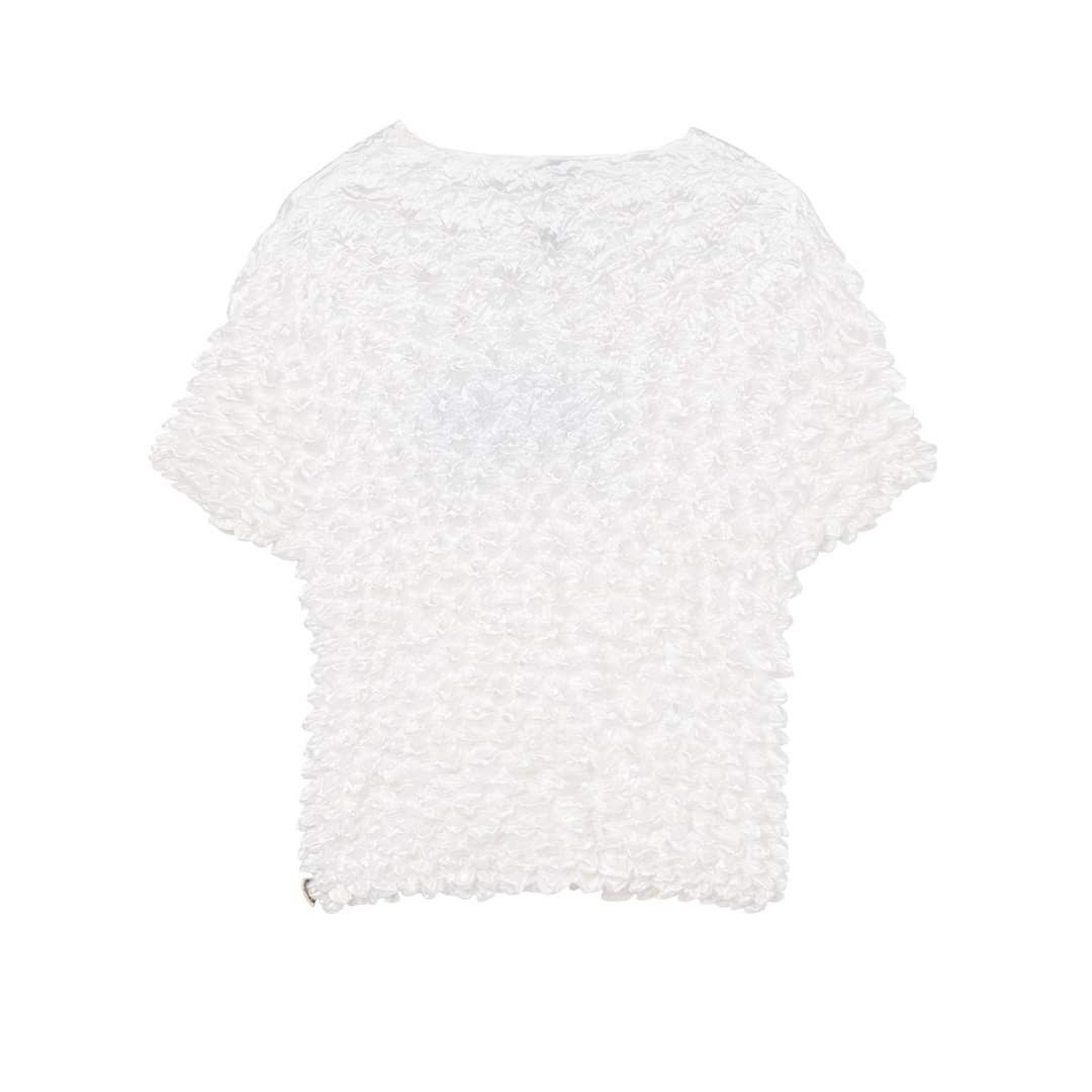 Pre-owned Stussy Popcorn Mini Shirt In White | ModeSens