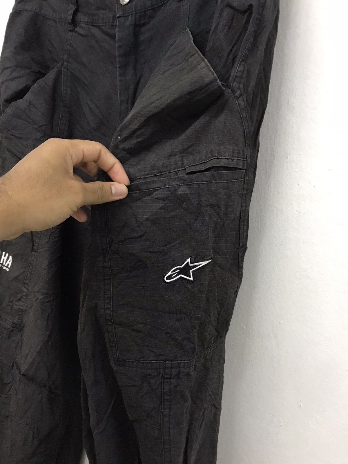 Japanese Brand Vintage Yamaha x Alpinestars Cargo Pants Size US 35 - 6 Thumbnail