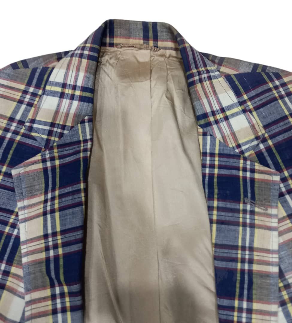 Designer × Vintage Vintage Flannel Blazers Size US S / EU 44-46 / 1 - 12 Thumbnail