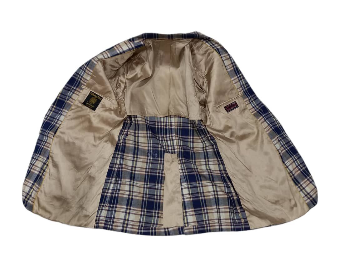 Designer × Vintage Vintage Flannel Blazers Size US S / EU 44-46 / 1 - 13 Thumbnail