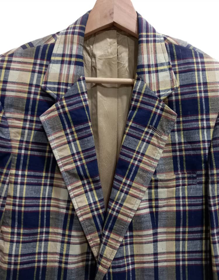 Designer × Vintage Vintage Flannel Blazers Size US S / EU 44-46 / 1 - 3 Thumbnail