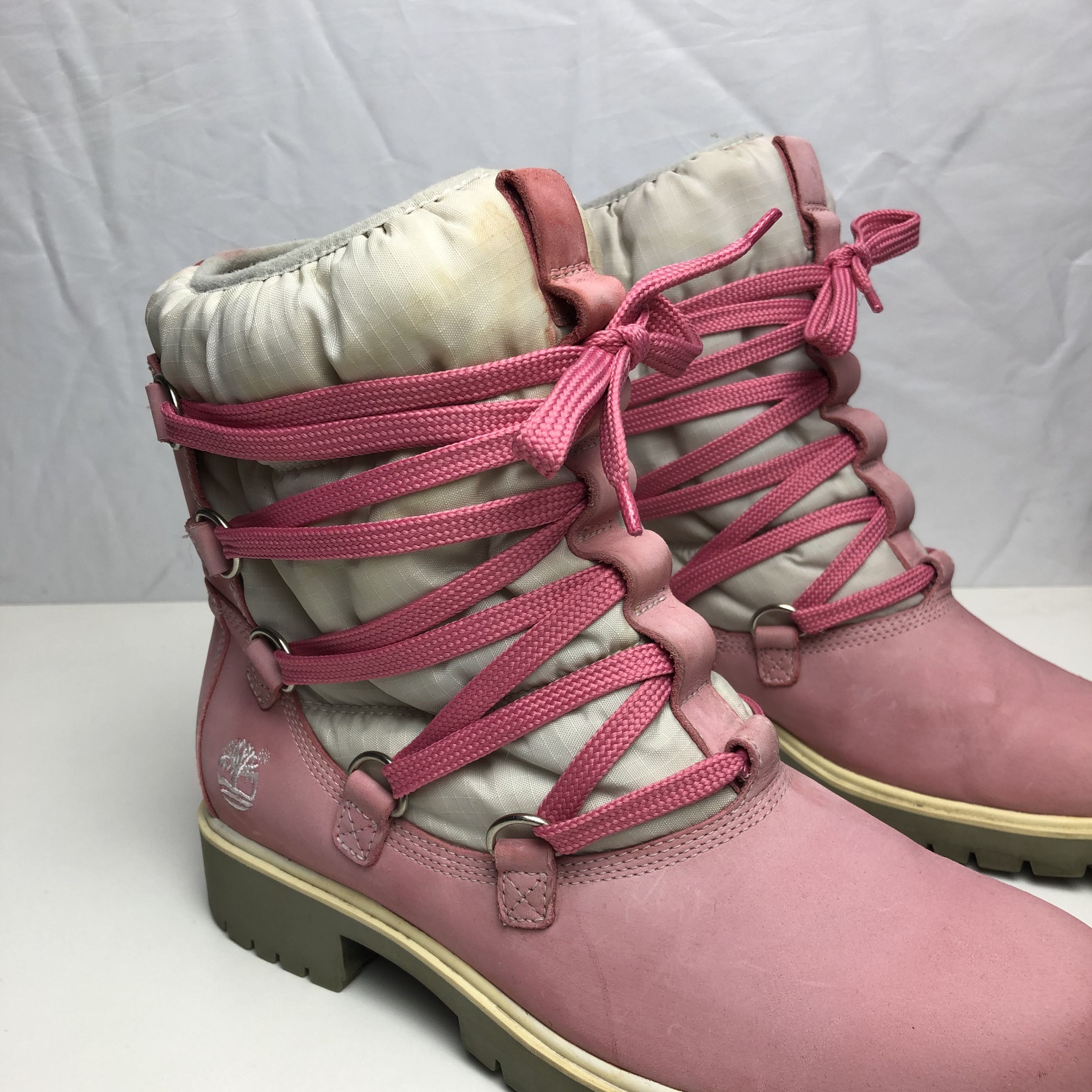 Timberland Timberland winter boot shoes baby pink Size US 7 / EU 40 - 2 Thumbnail
