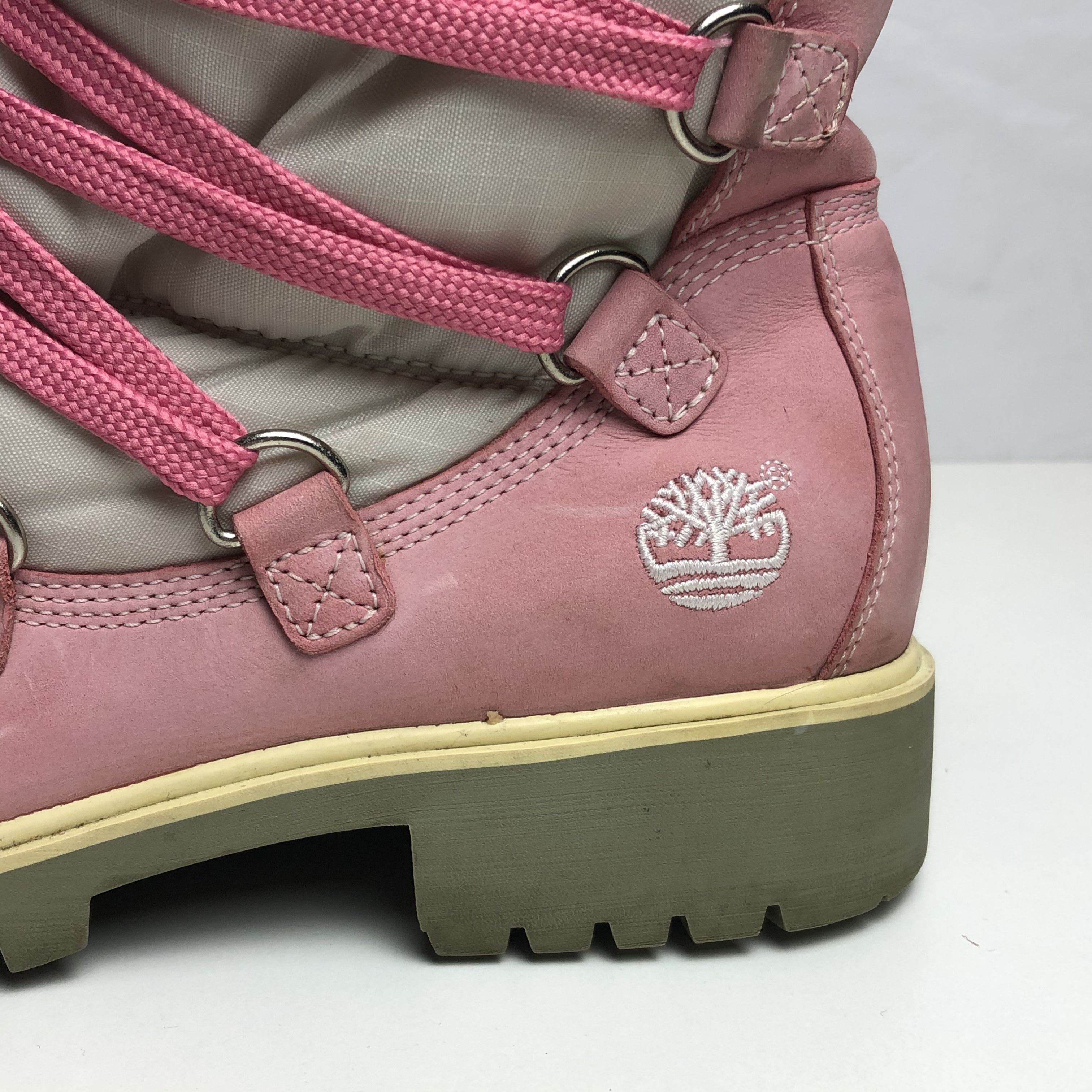 Timberland Timberland winter boot shoes baby pink Size US 7 / EU 40 - 3 Thumbnail