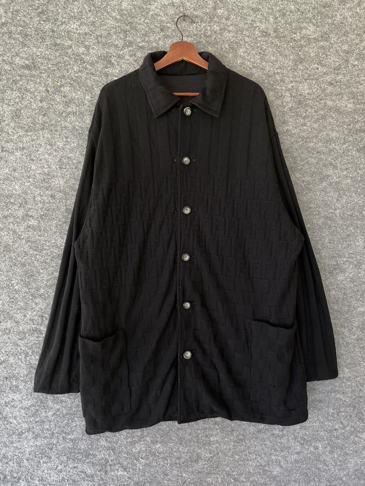 Fendi VINTAGE FENDI MONOGRAM REVERSIBLE JACKET Size US L / EU 52-54 / 3 - 1 Thumbnail