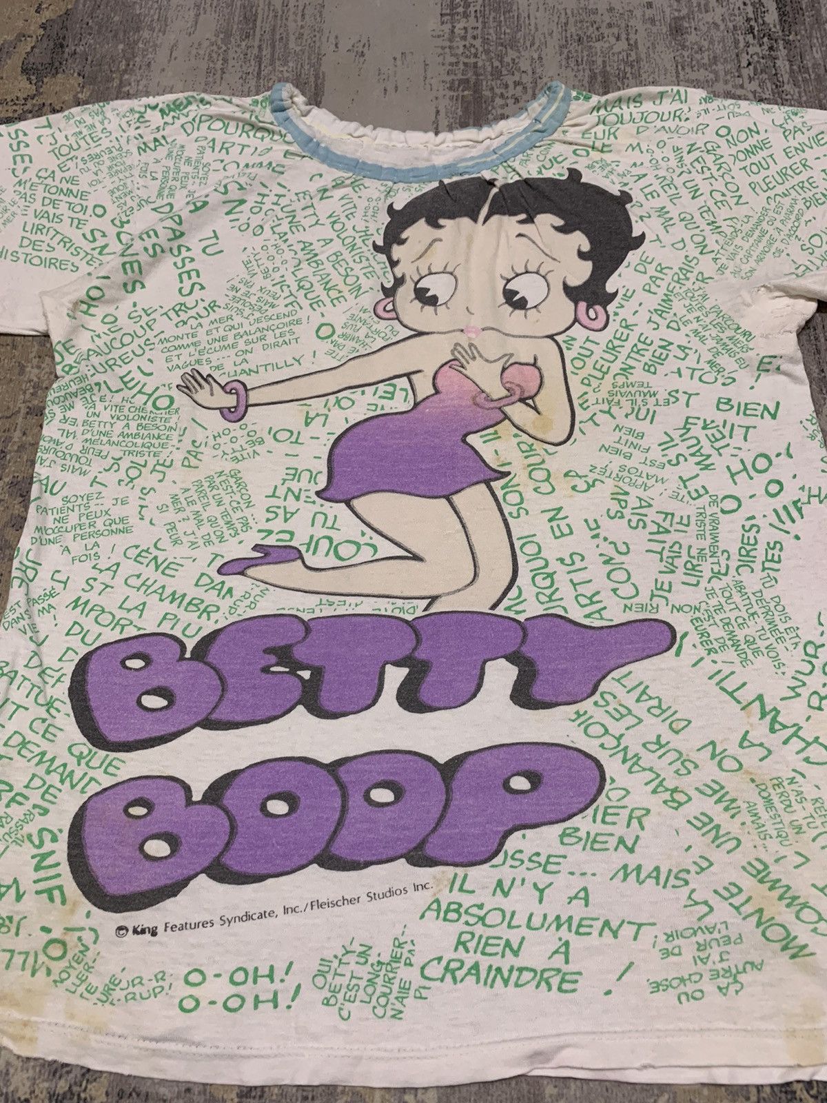 Vintage Vintage Betty Boop Rework Thrasher Overprint Shirt Size US M / EU 48-50 / 2 - 2 Thumbnail