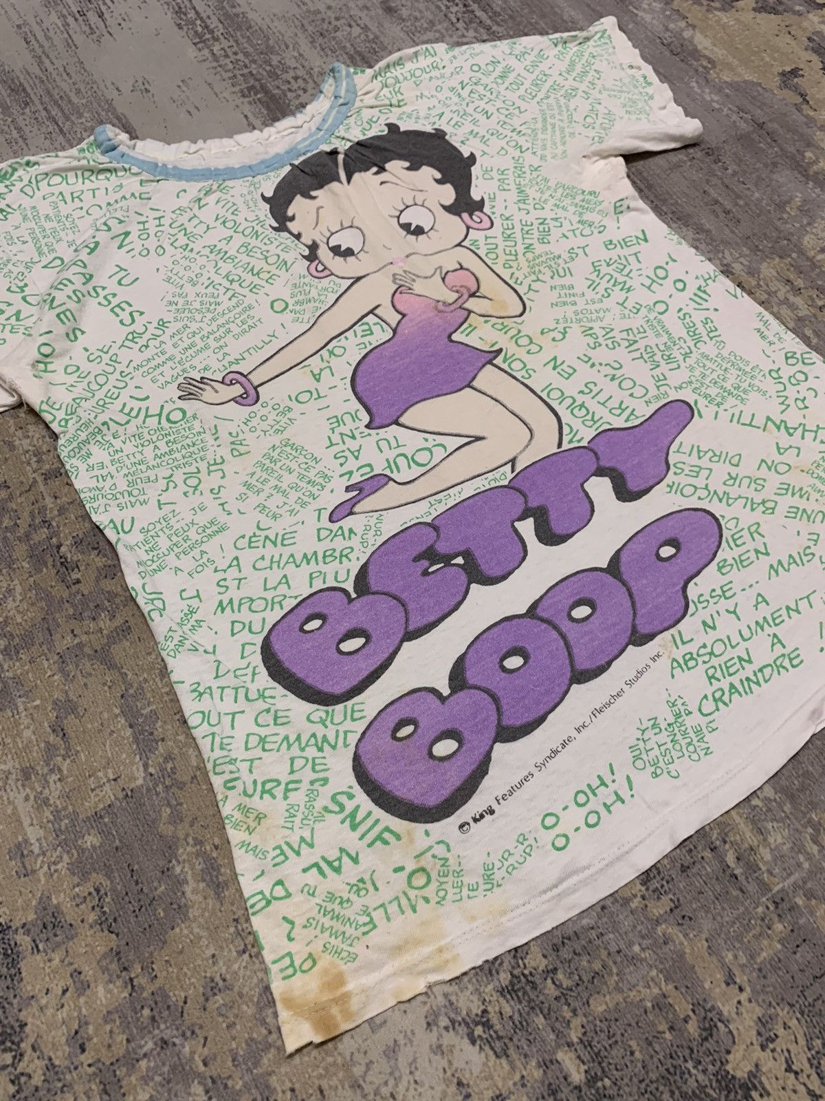 Vintage Vintage Betty Boop Rework Thrasher Overprint Shirt Size US M / EU 48-50 / 2 - 4 Thumbnail