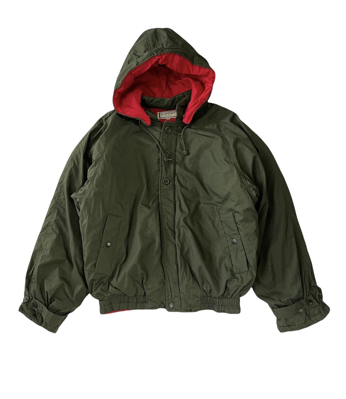 Yves Saint Laurent Vintage YSL Bomber Jacket (oversize) Size US S / EU 44-46 / 1 - 1 Thumbnail