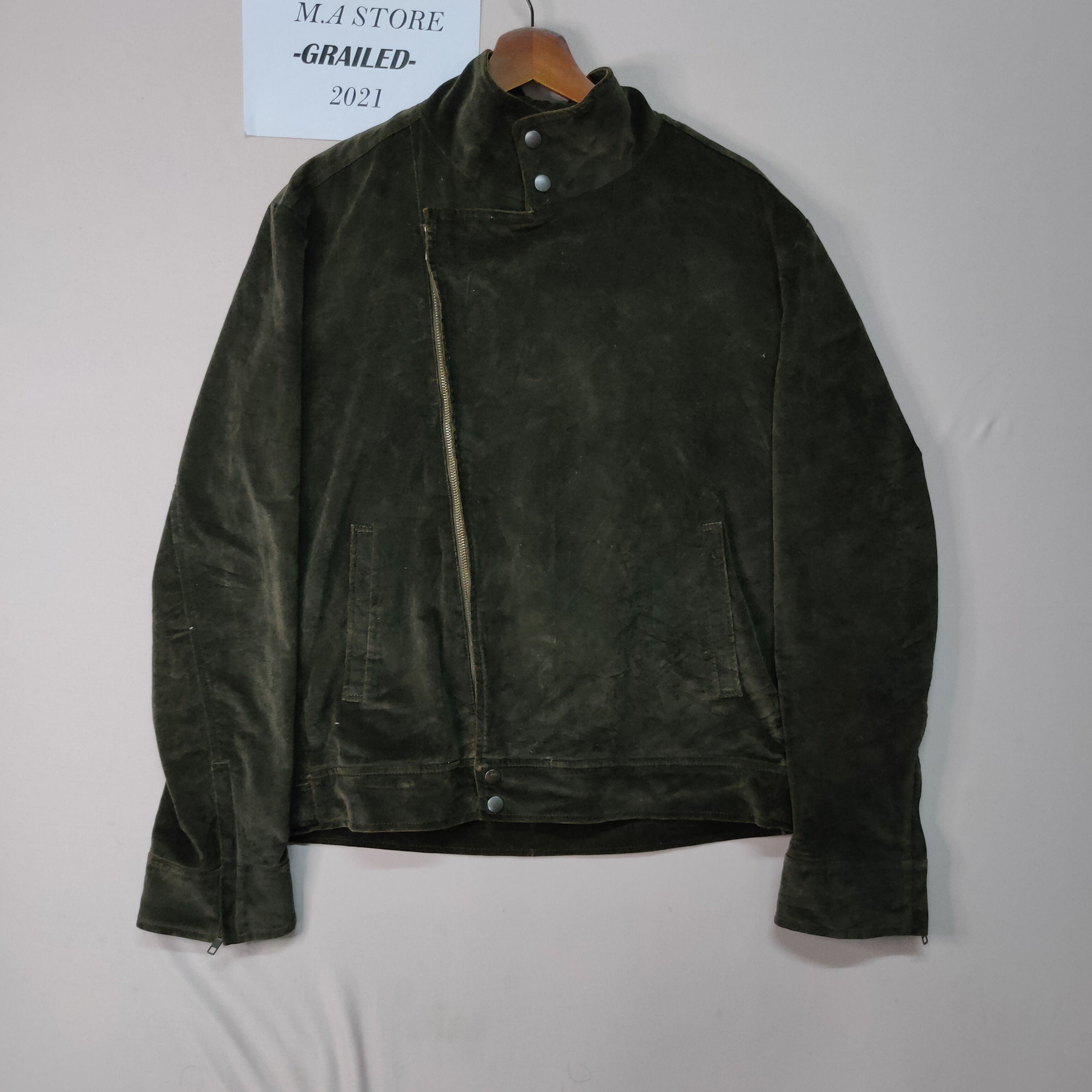 image of Vintage Stephan Schneider Faded Zipper Ups Jacket in Black, Men's (Size Medium)