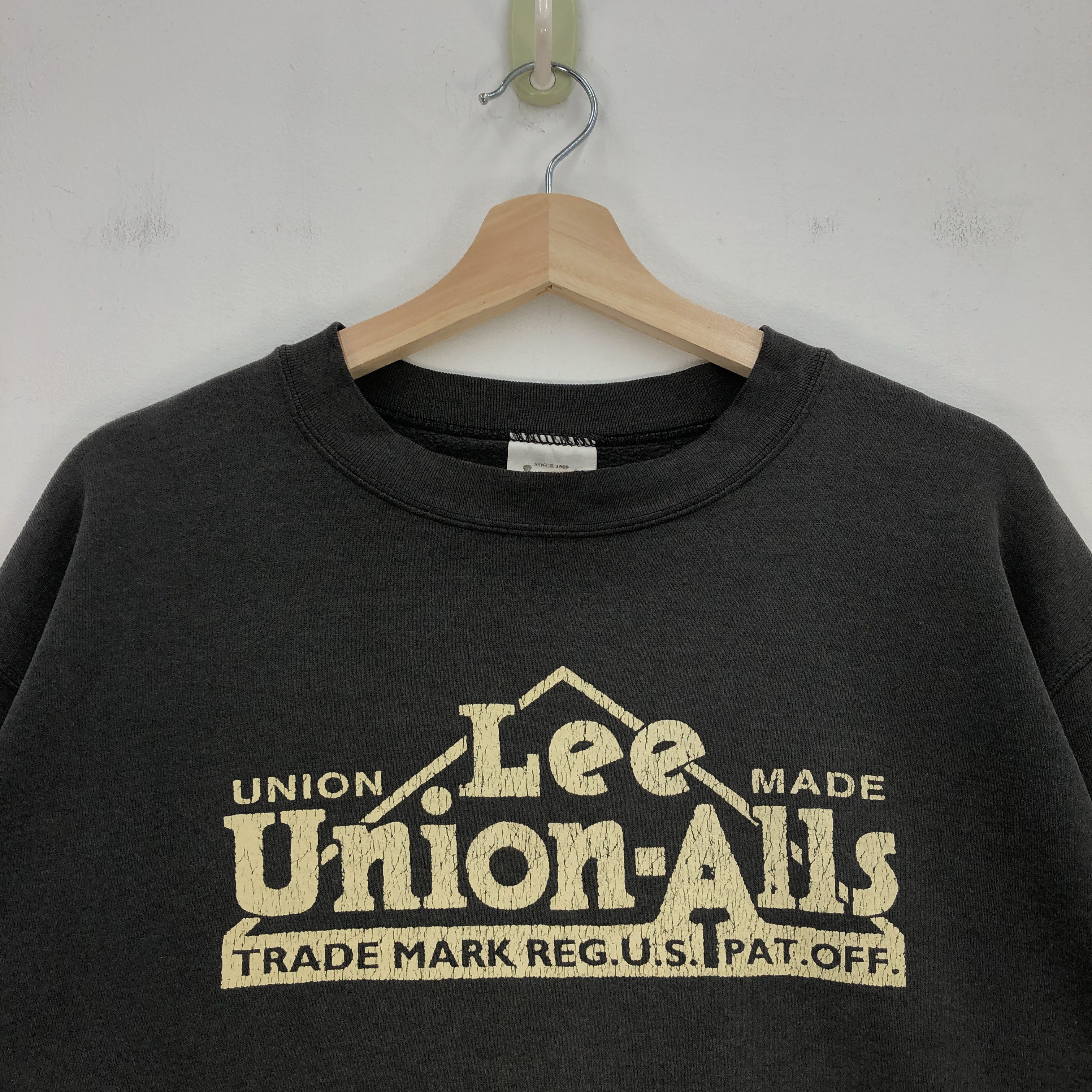 Lee × Vintage Vintage Lee Sweatshirt Union Alls Lee Riders Sweater Jumper Size US L / EU 52-54 / 3 - 3 Thumbnail