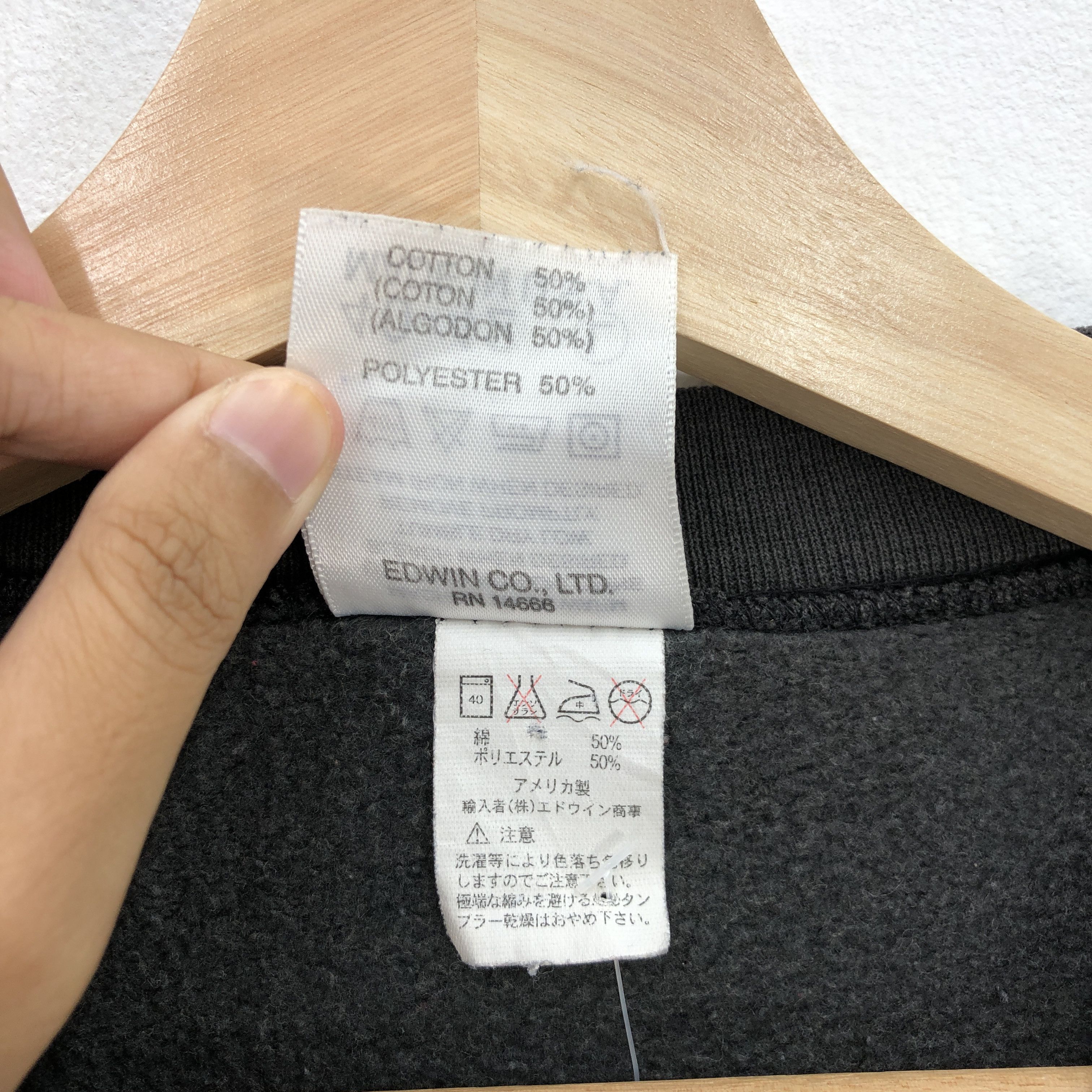 Lee × Vintage Vintage Lee Sweatshirt Union Alls Lee Riders Sweater Jumper Size US L / EU 52-54 / 3 - 5 Thumbnail
