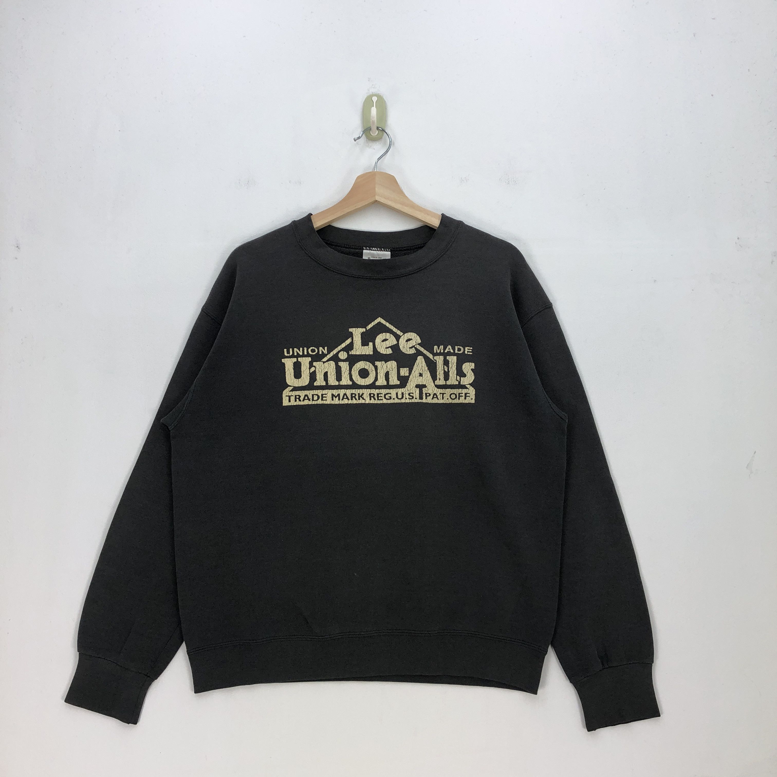 Lee × Vintage Vintage Lee Sweatshirt Union Alls Lee Riders Sweater Jumper Size US L / EU 52-54 / 3 - 1 Thumbnail