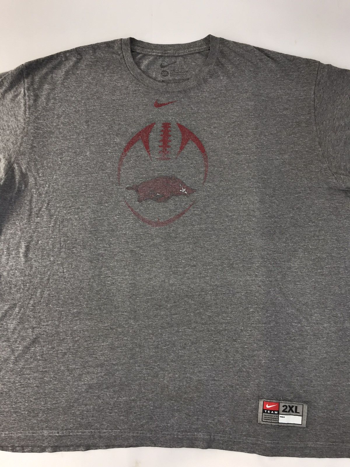 Nike Nike Arkansas American Football Crewneck Tee R154j Size US XXL / EU 58 / 5 - 3 Thumbnail
