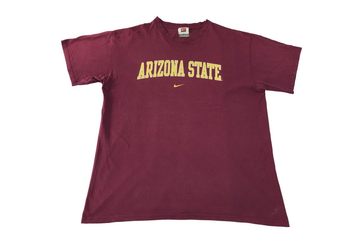 Nike Nike Team Arizona State Spell Out Crewneck Tee R155j Size US XL / EU 56 / 4 - 1 Thumbnail