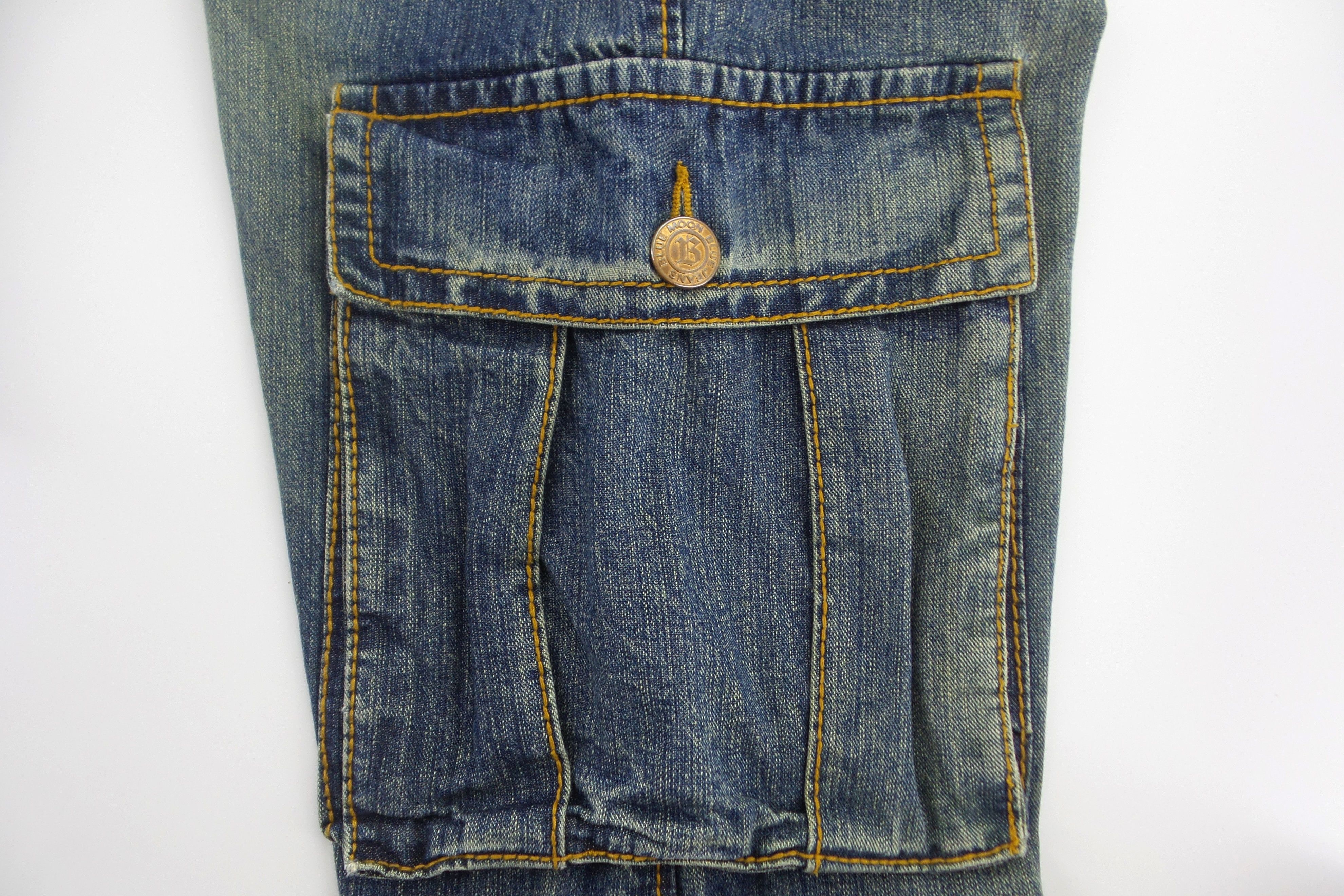 Japanese Brand Blue Moon Blue Side Pockets Jeans W15xL37 Size US 26 / EU 42 - 6 Thumbnail