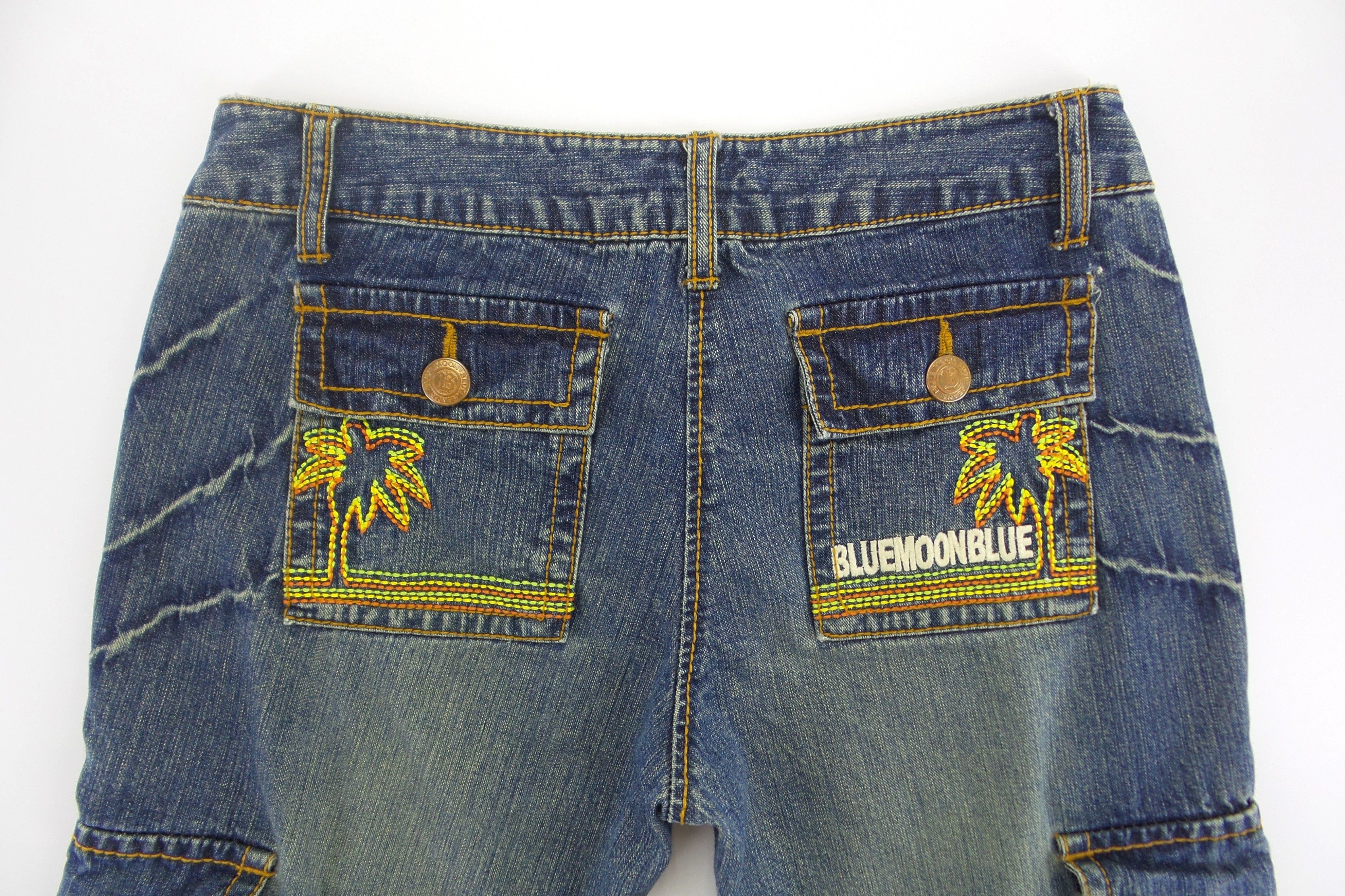 Japanese Brand Blue Moon Blue Side Pockets Jeans W15xL37 Size US 26 / EU 42 - 9 Thumbnail