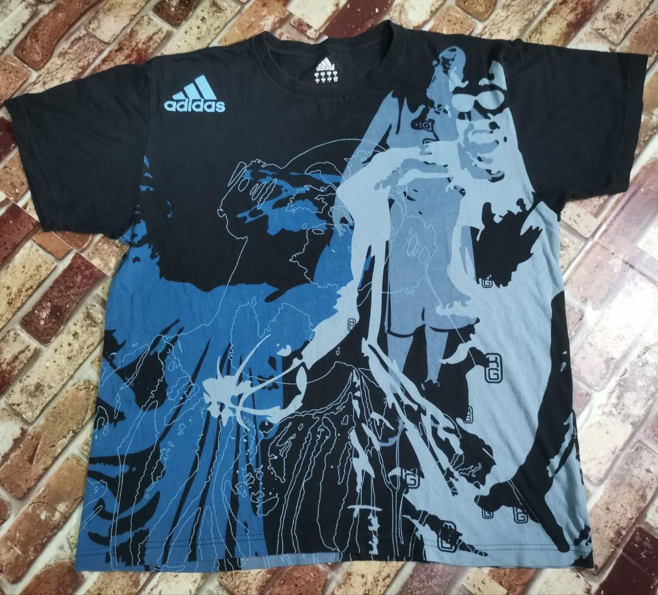 Adidas × NBA × Vintage Kevin Garnet KG Adidas Full Print Rare Basketball Size US M / EU 48-50 / 2 - 3 Thumbnail