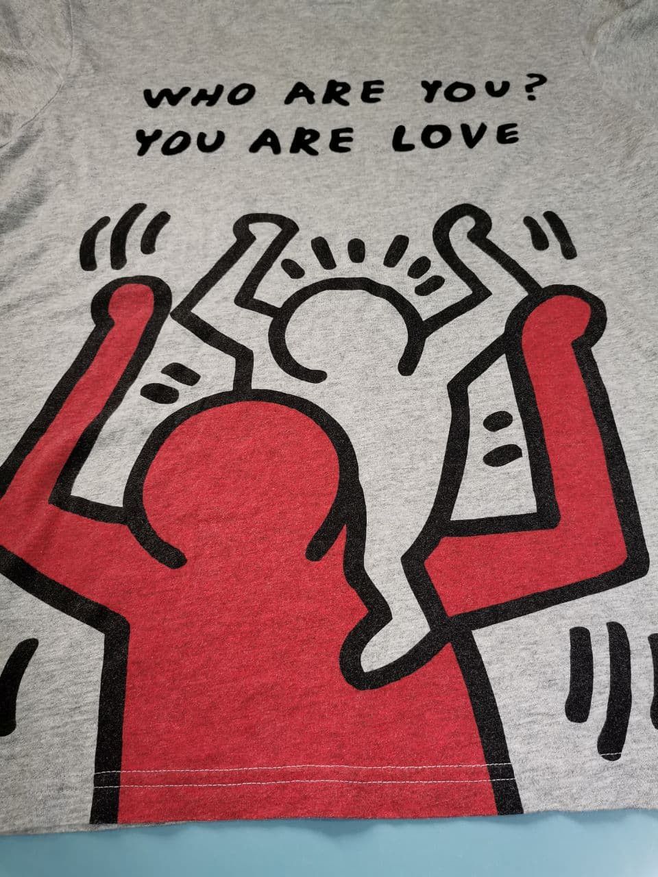 Andy Warhol × Keith Haring × Vintage Keith Haring Pop Art Tees Big Who are you MEDIUM SIZE Size US M / EU 48-50 / 2 - 2 Thumbnail