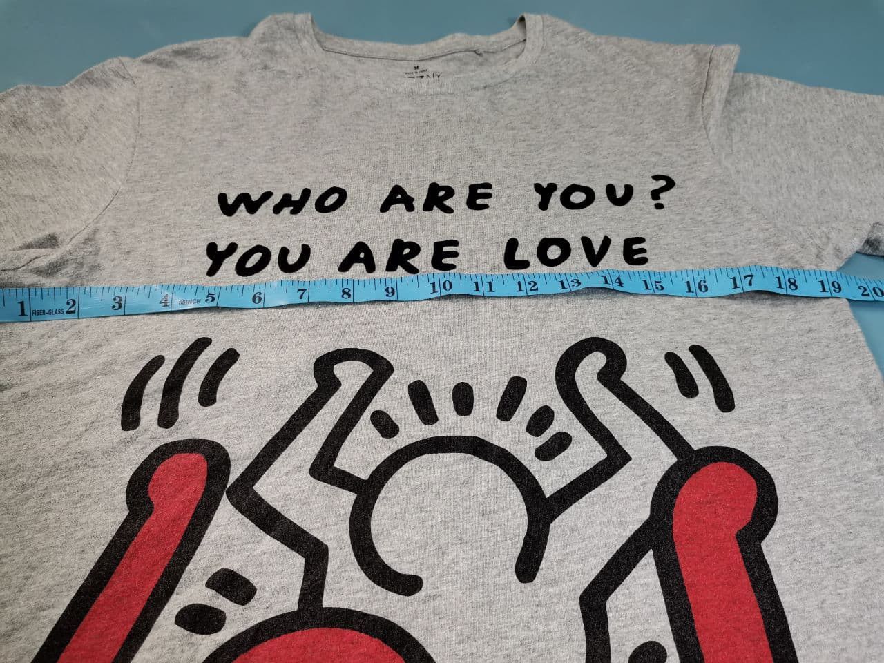 Andy Warhol × Keith Haring × Vintage Keith Haring Pop Art Tees Big Who are you MEDIUM SIZE Size US M / EU 48-50 / 2 - 4 Thumbnail