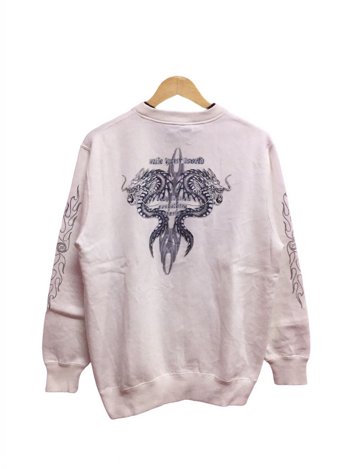 Sukajan Dragon Japanese Sweatshirts Size M