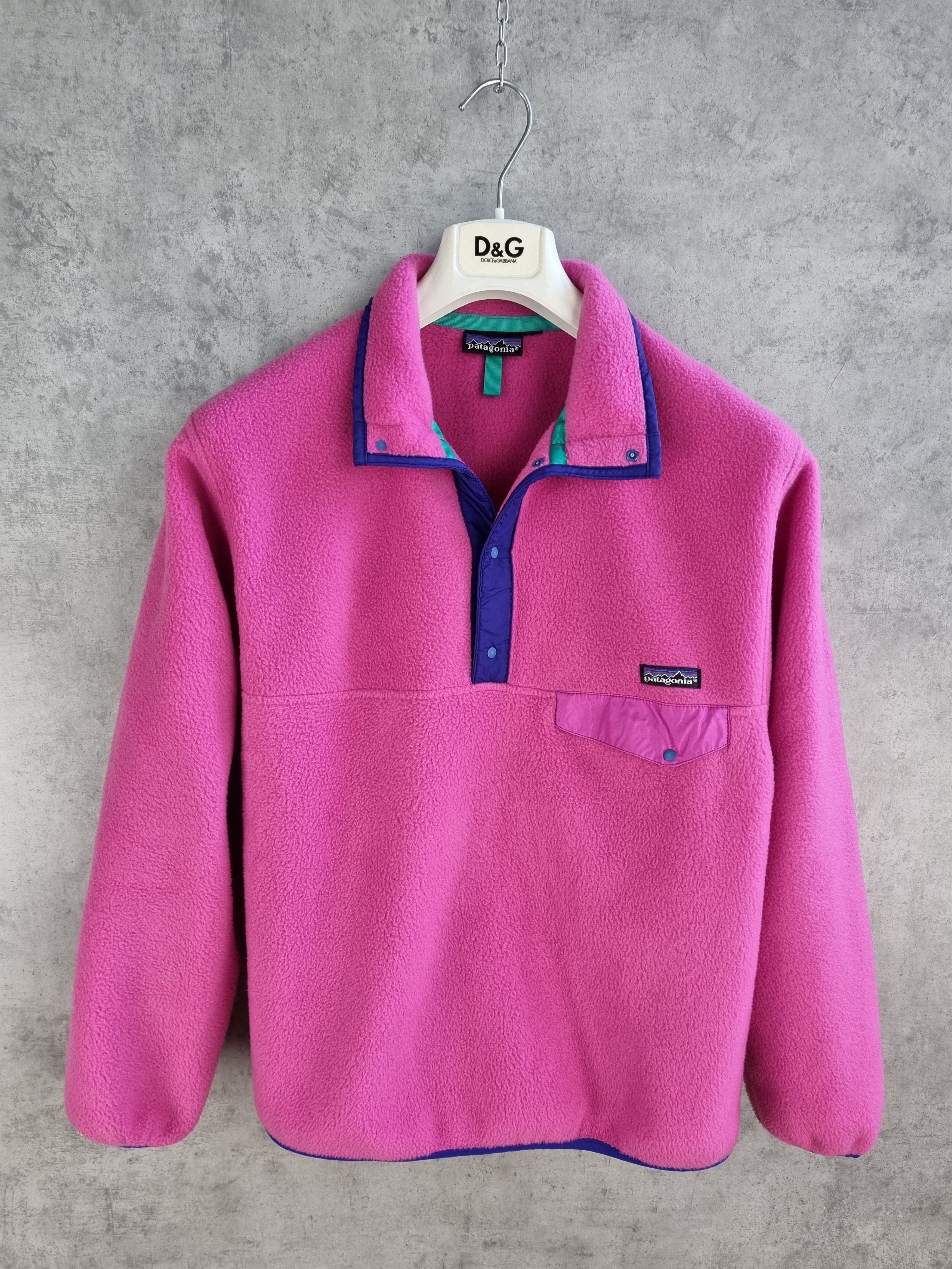 Patagonia × Vintage 1991 Patagonia Vintage Rare Fleece Size S / US 4 / IT 40 - 1 Thumbnail
