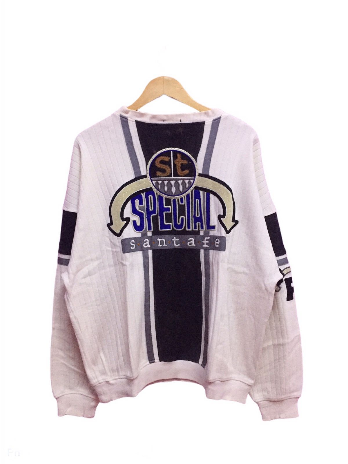 Japanese Brand Last Drop Vintage 90s Santa Fe Sweatshirts Size US L / EU 52-54 / 3 - 1 Thumbnail