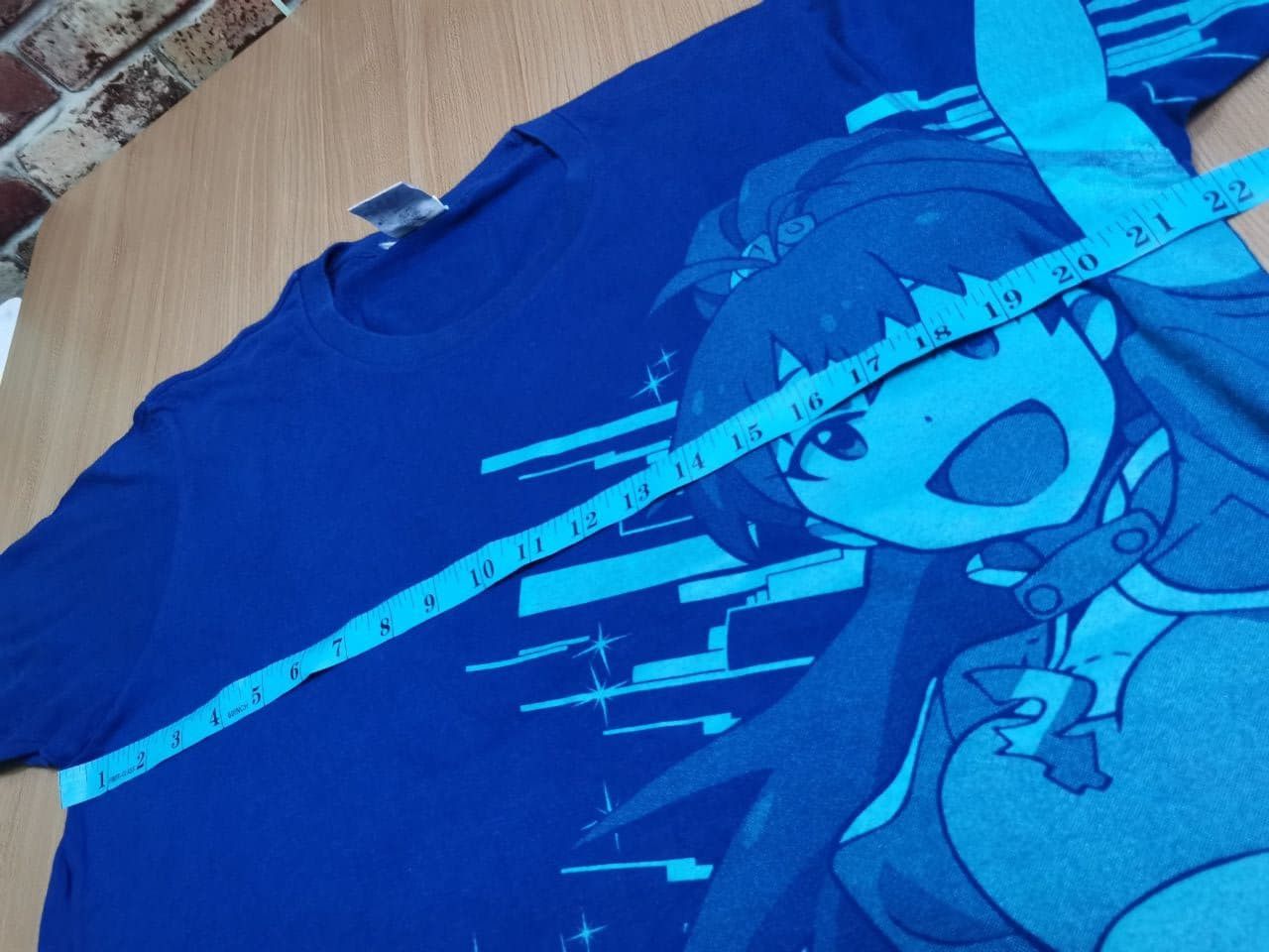 Anime × Cartoon Network × Vintage Hibiki Ganaha Anime Ful Print /Mio Akiyama/Sailormoon/ eva Size US XL / EU 56 / 4 - 5 Thumbnail