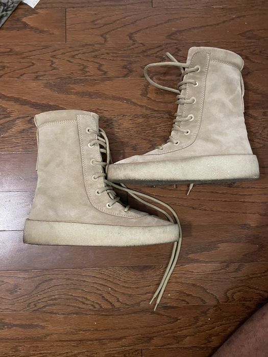 Yeezy military best sale crepe boot