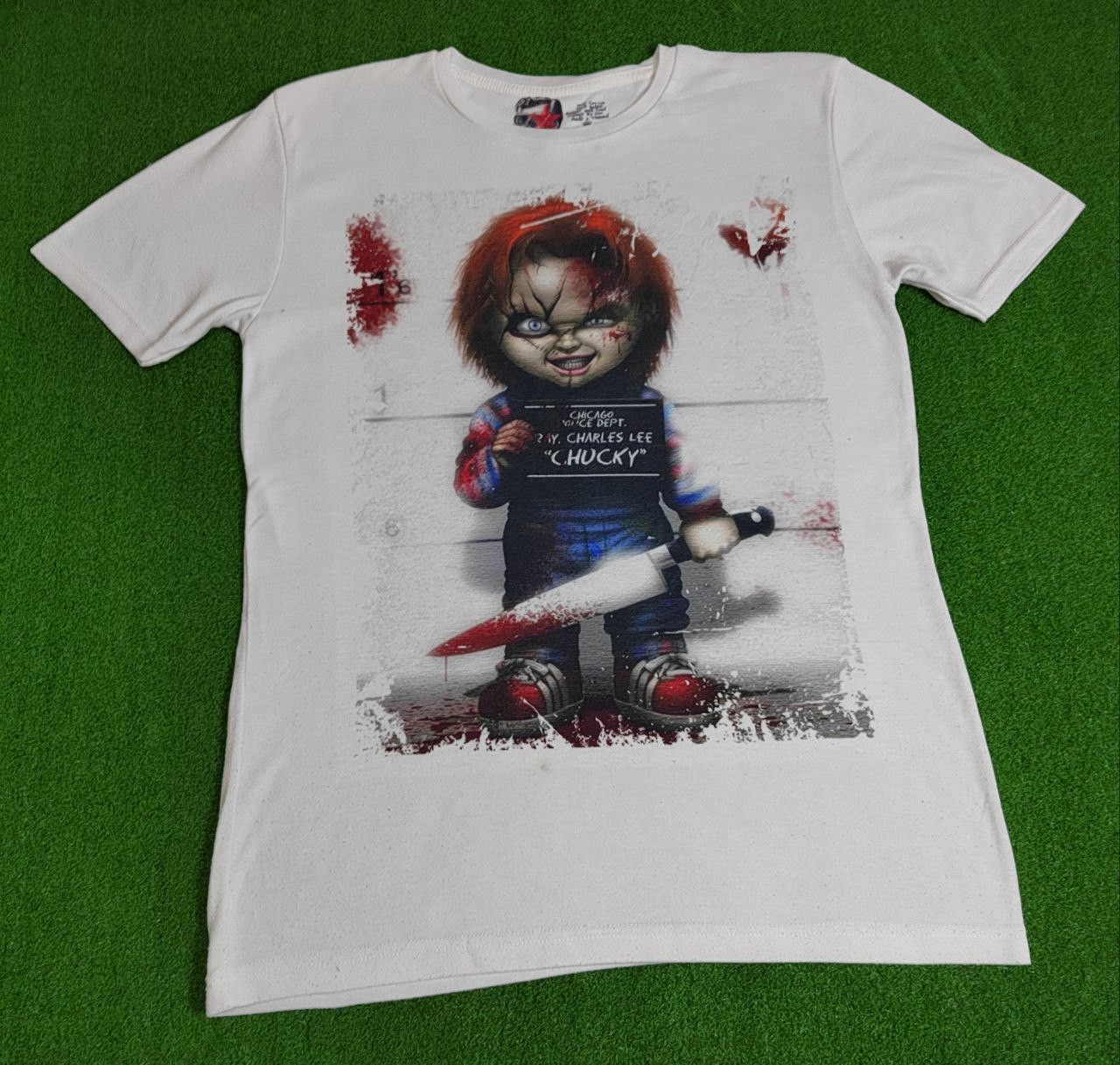 Japanese Brand × Vintage Vitntage Chucky x Horror Movie Tshirt Rare Design Size US L / EU 52-54 / 3 - 3 Thumbnail