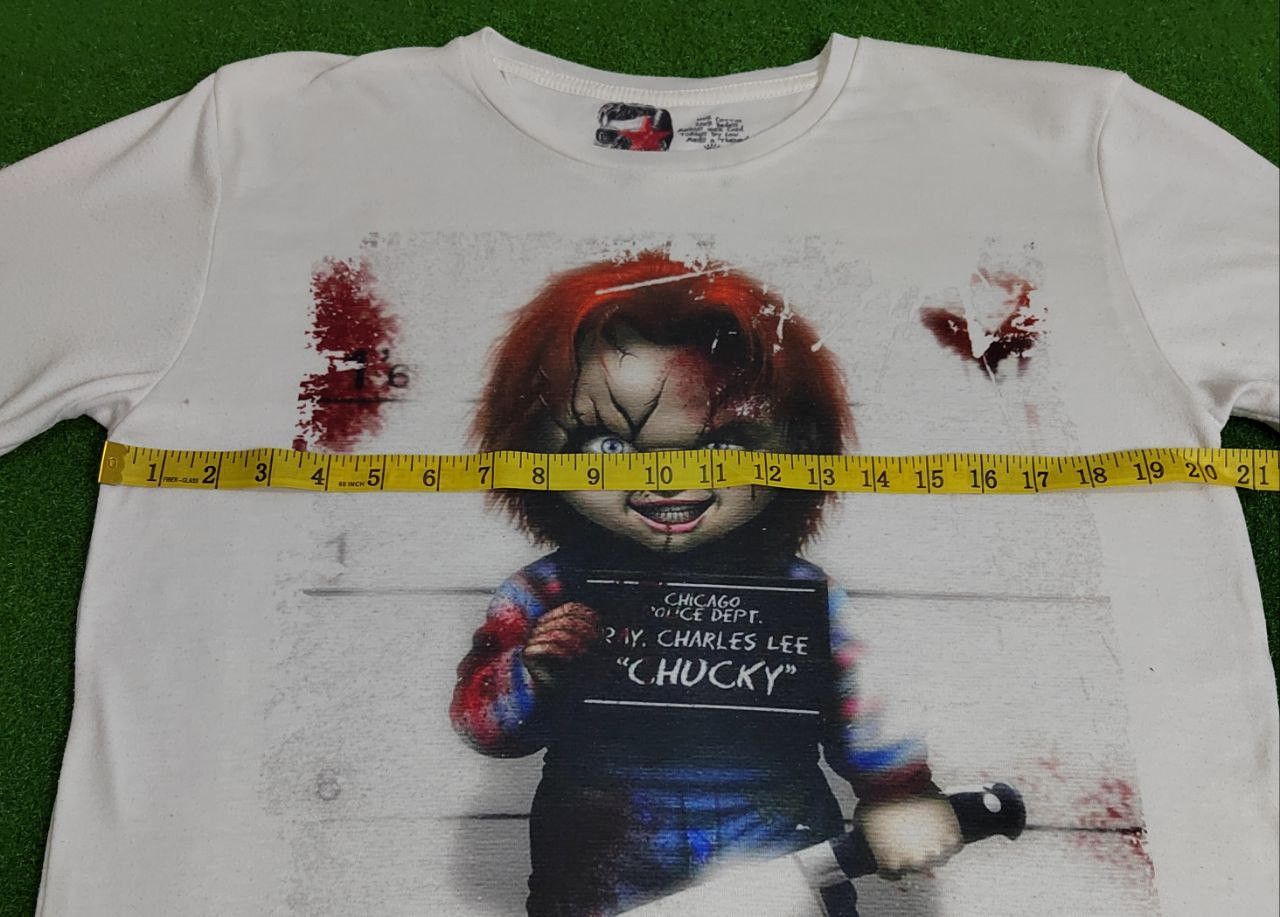 Japanese Brand × Vintage Vitntage Chucky x Horror Movie Tshirt Rare Design Size US L / EU 52-54 / 3 - 5 Thumbnail