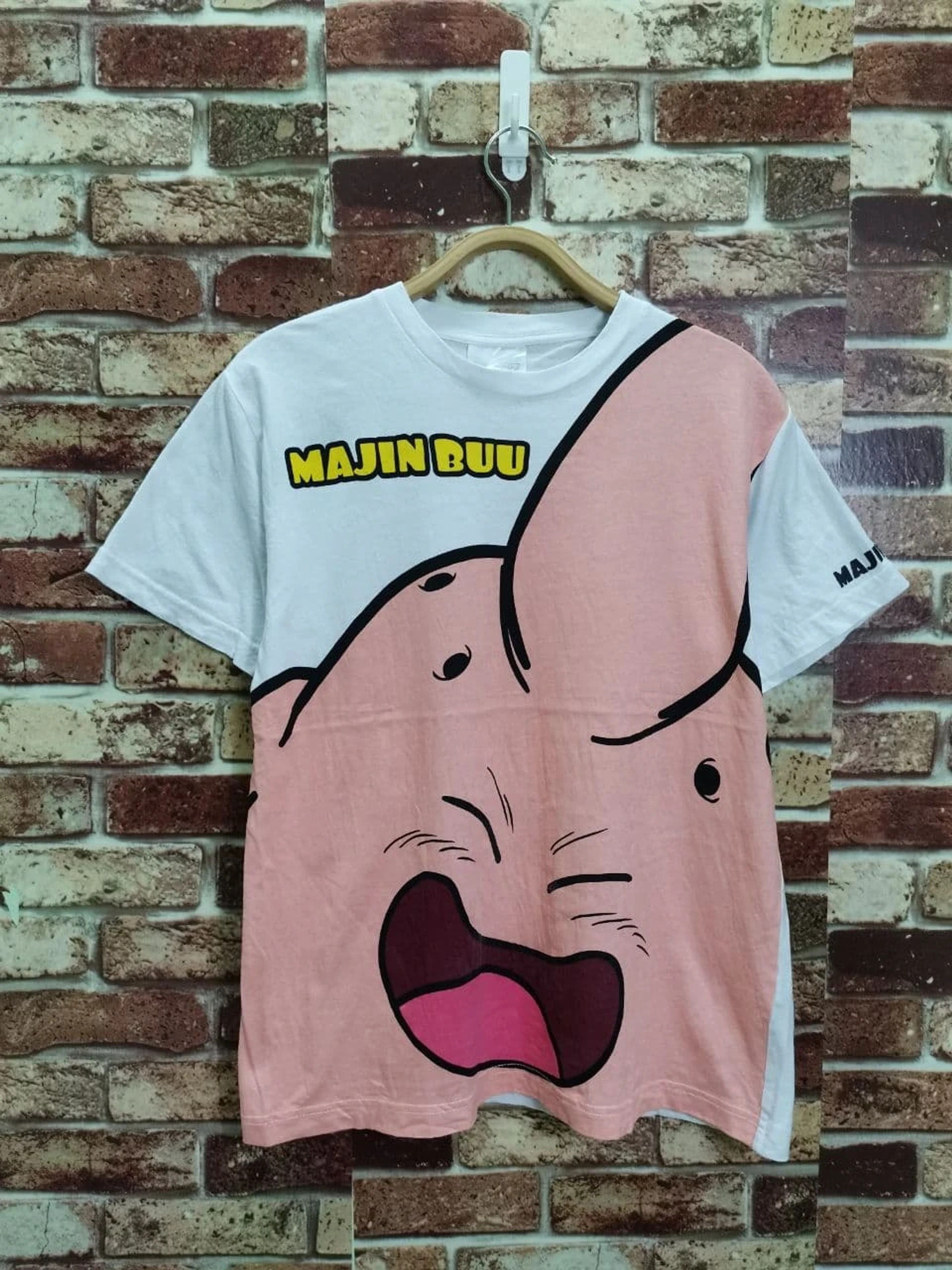 Anime × Cartoon Network × Vintage Vintage full print Dragon Ball Z Majin Booo/ Evangelion Size US M / EU 48-50 / 2 - 1 Thumbnail