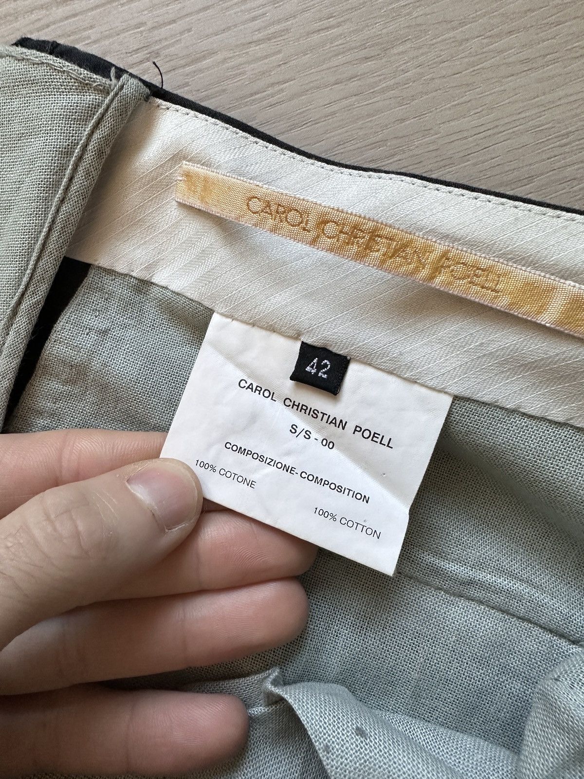 Carol Christian Poell Spring 2000 back on front pant Size 28" / US 6 / IT 42 - 7 Thumbnail