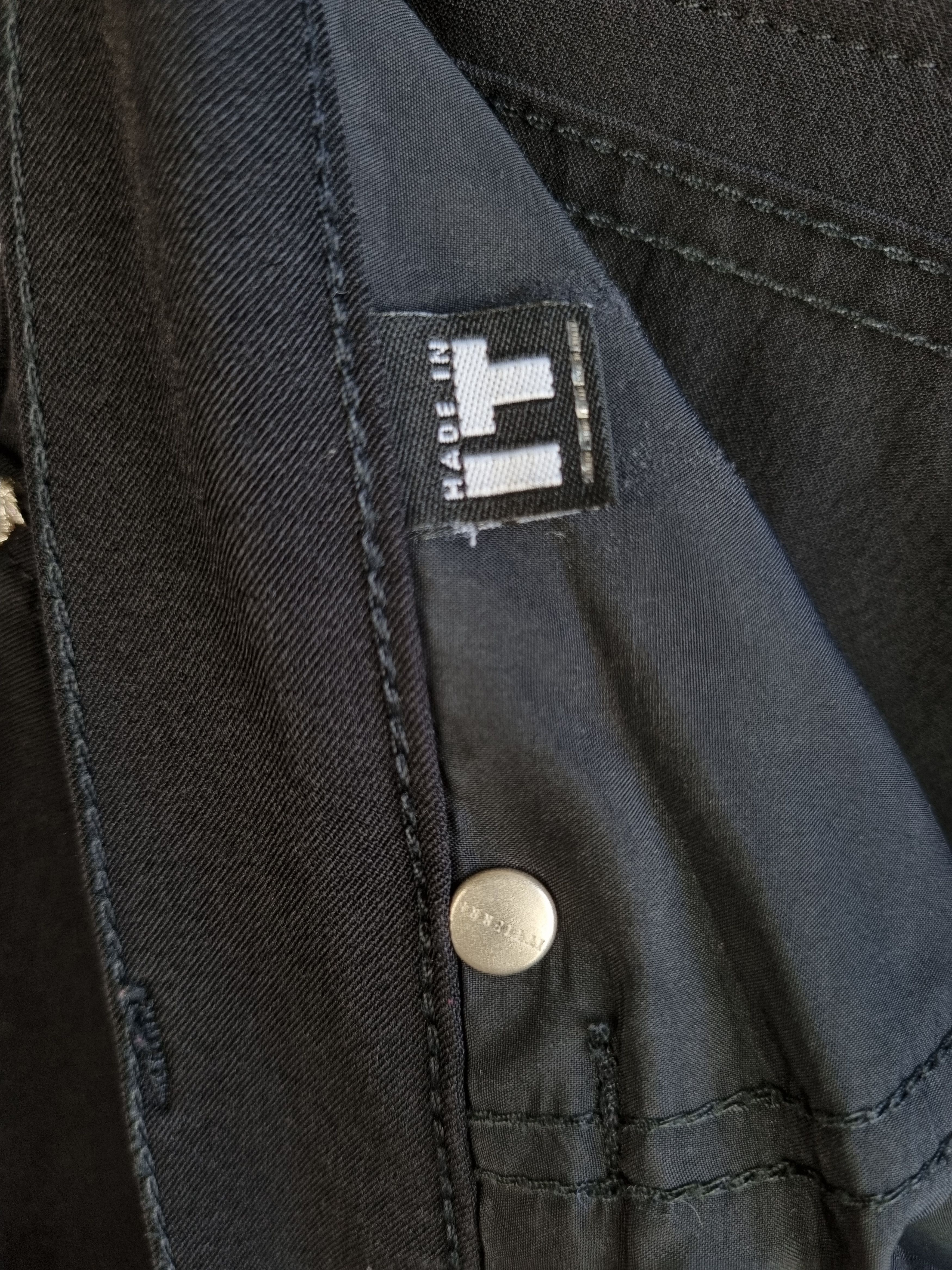Versace × Versace Jeans Couture × Vintage 90s Vintage VERSACE Black trousers pants Size US 30 / EU 46 - 10 Thumbnail