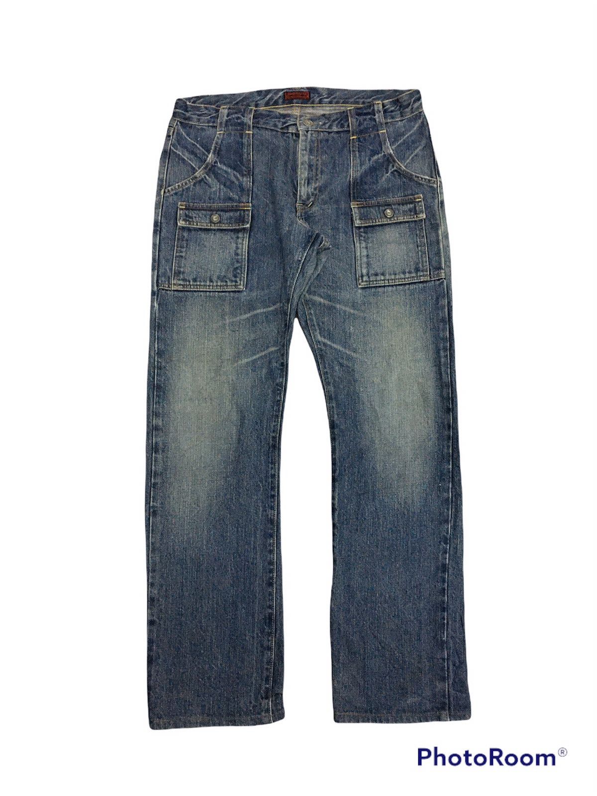 Japanese Brand × Johnbull Vintage John Bull Bushpant Distressed Denim Size US 32 / EU 48 - 1 Thumbnail