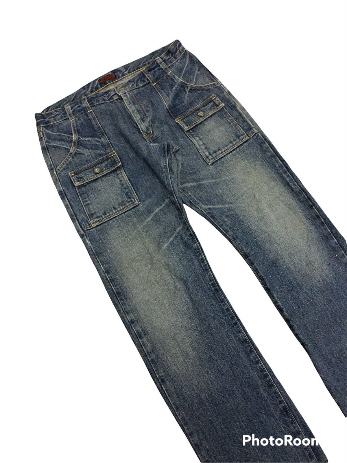 Japanese Brand × Johnbull Vintage John Bull Bushpant Distressed Denim Size US 32 / EU 48 - 4 Thumbnail