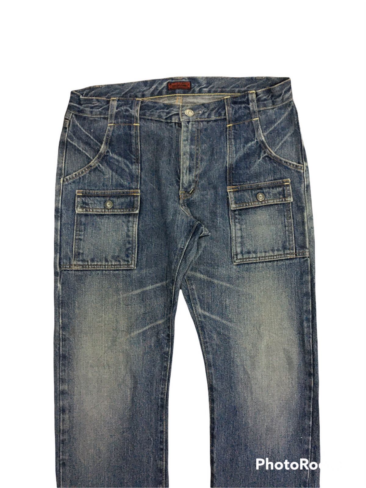 Japanese Brand × Johnbull Vintage John Bull Bushpant Distressed Denim Size US 32 / EU 48 - 2 Thumbnail