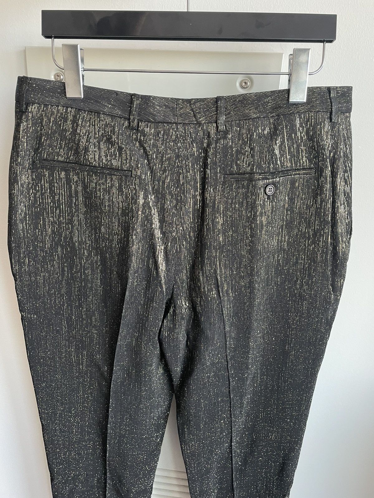 Saint Laurent Paris Brand NEW Rare $2,750 Super Runway Pure Silk Dress Pant Size US 31 - 14 Thumbnail