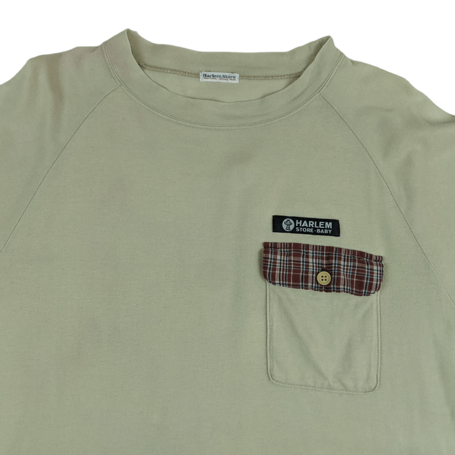 Japanese Brand 90's Japan HARLEM STORE Graphic T-Shirt Single Stitches Size US L / EU 52-54 / 3 - 4 Thumbnail