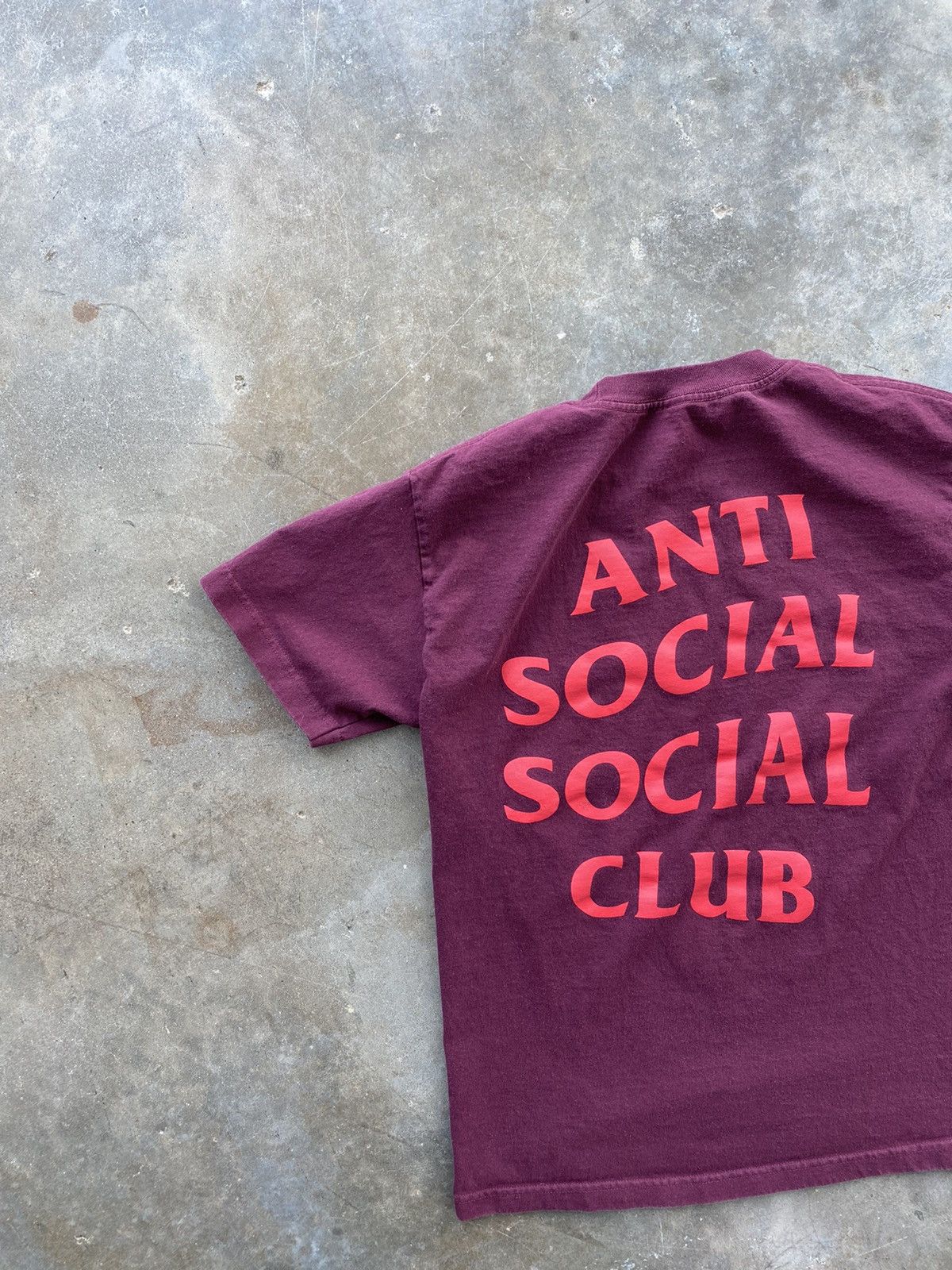 Anti Social Social Club Anti Social Social Club “Seoul” South Korea Burgundy Tee M Size US M / EU 48-50 / 2 - 2 Thumbnail