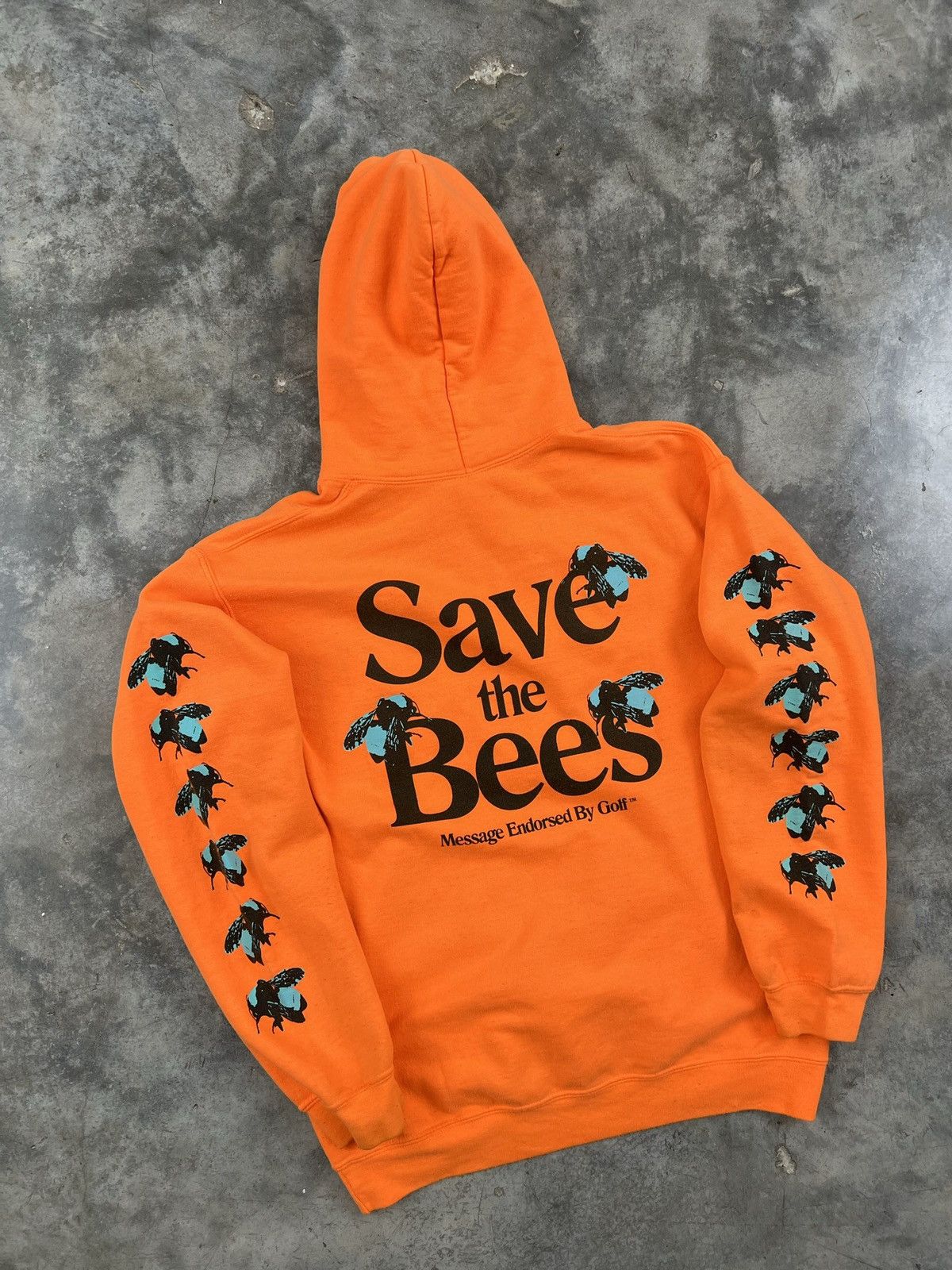Golf Wang Golf Wang Save The Bees Orange Logo Hoodie Medium Igor Size M / US 6-8 / IT 42-44 - 2 Thumbnail