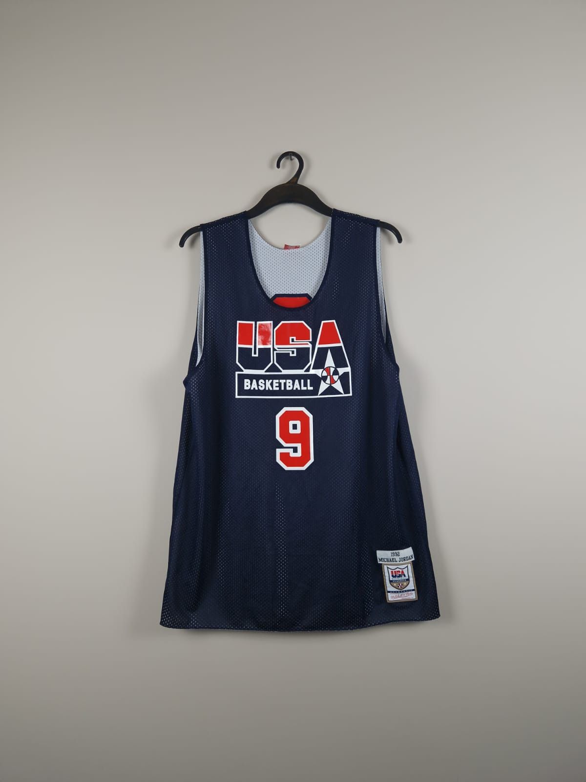 Michael Jordan #9 USA Basketball 1992 Jersey Reversible