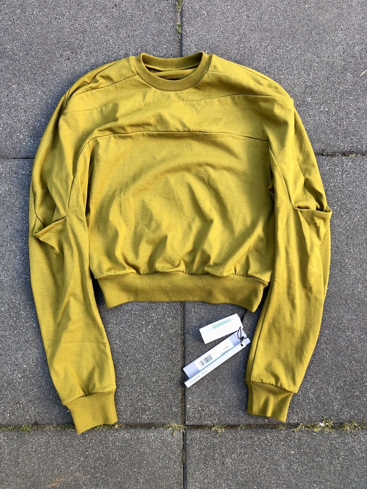 Mainline Rick owens ss22 green geth crewneck fogachine