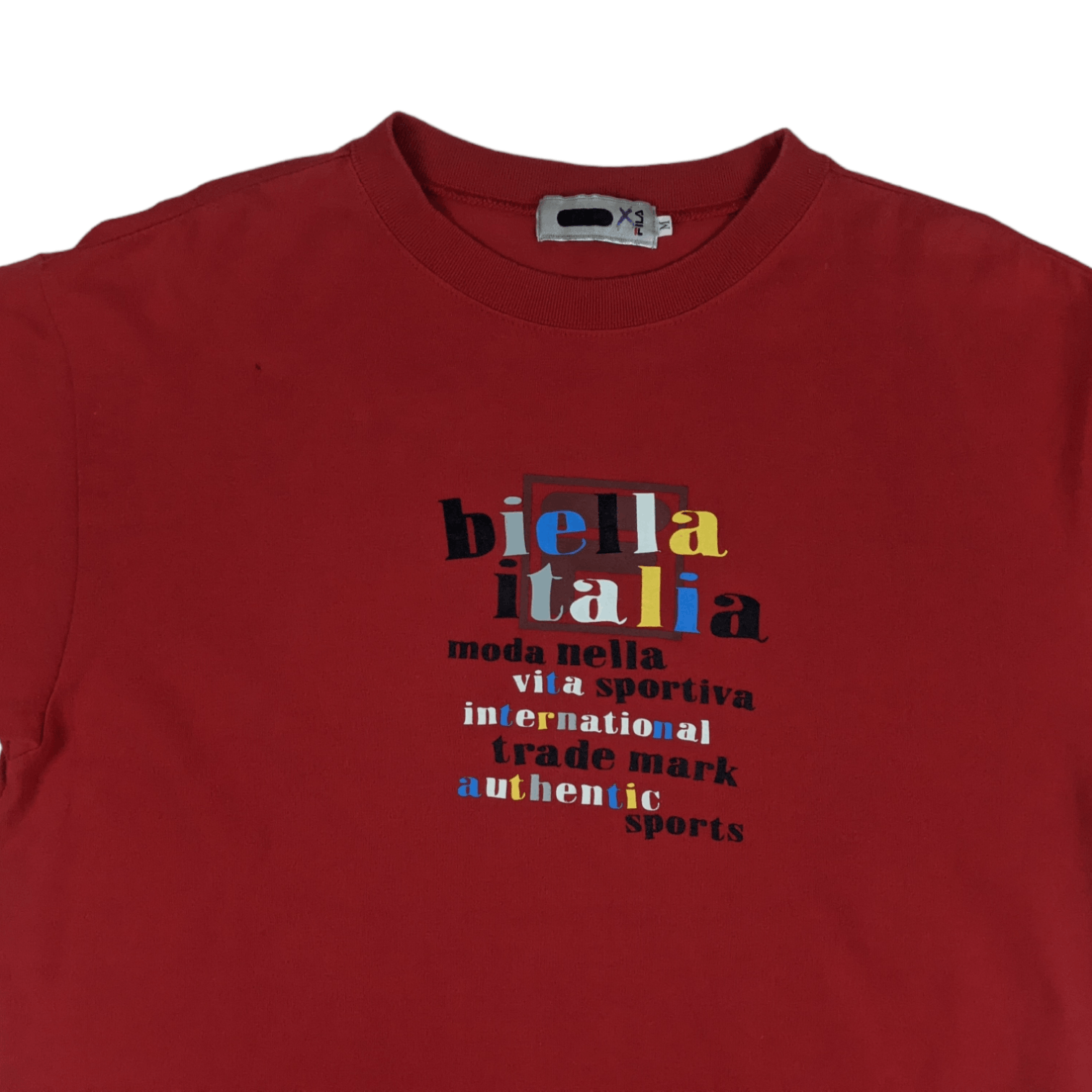 Fila Vintage 90's FILA Biella Italia T-Shirt Single Stitches Size US M / EU 48-50 / 2 - 4 Thumbnail