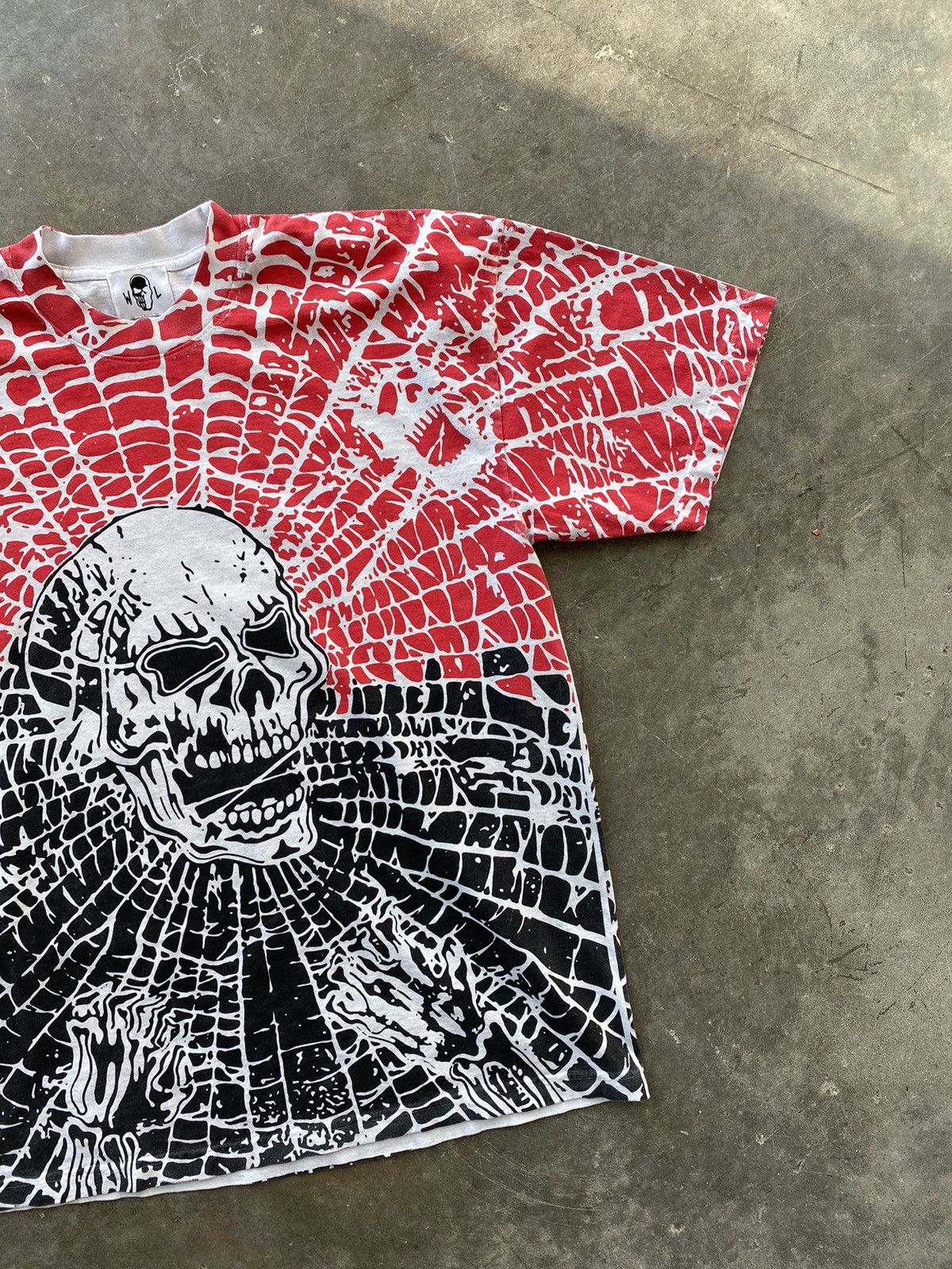 Warren Lotas Warren Lotas Spider Man Web Skull All Over Tee Large ❄️🧊 DC Size US L / EU 52-54 / 3 - 2 Thumbnail