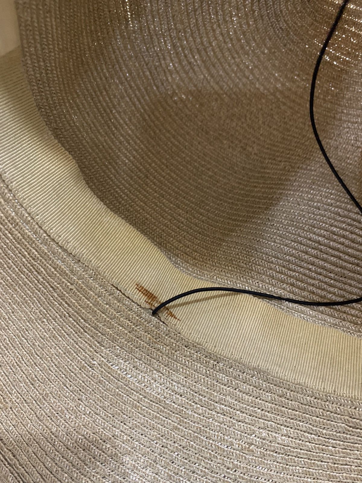 Japanese Brand AKIO HIRATA STRAW BUCKET HAT SIZE 58 Size ONE SIZE - 9 Thumbnail
