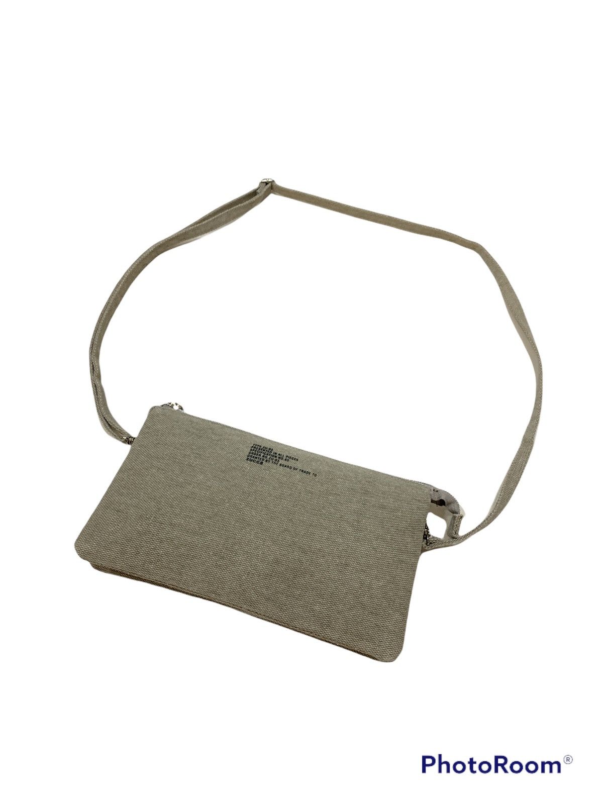 Cabane De Zucca Cotton Sling Bag in White, Men's