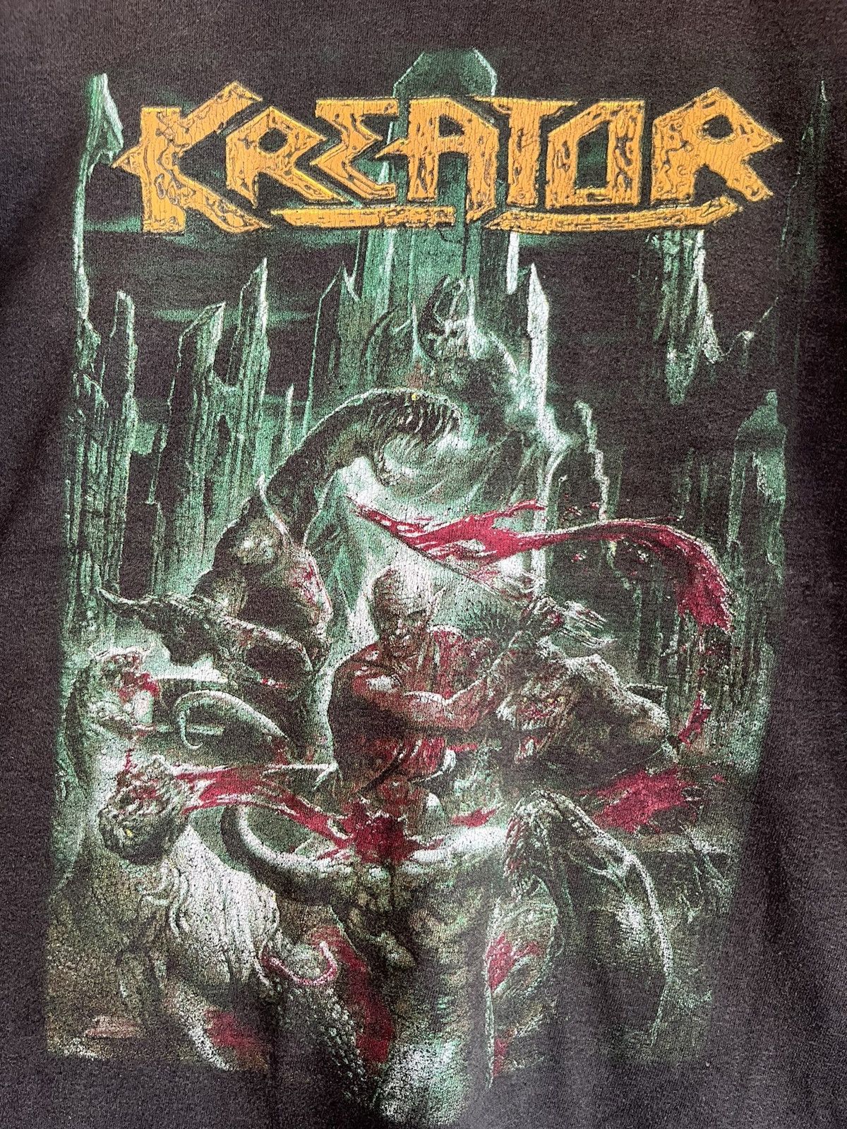 Band Tees × Vintage Kreator ft18 Size US L / EU 52-54 / 3 - 2 Thumbnail