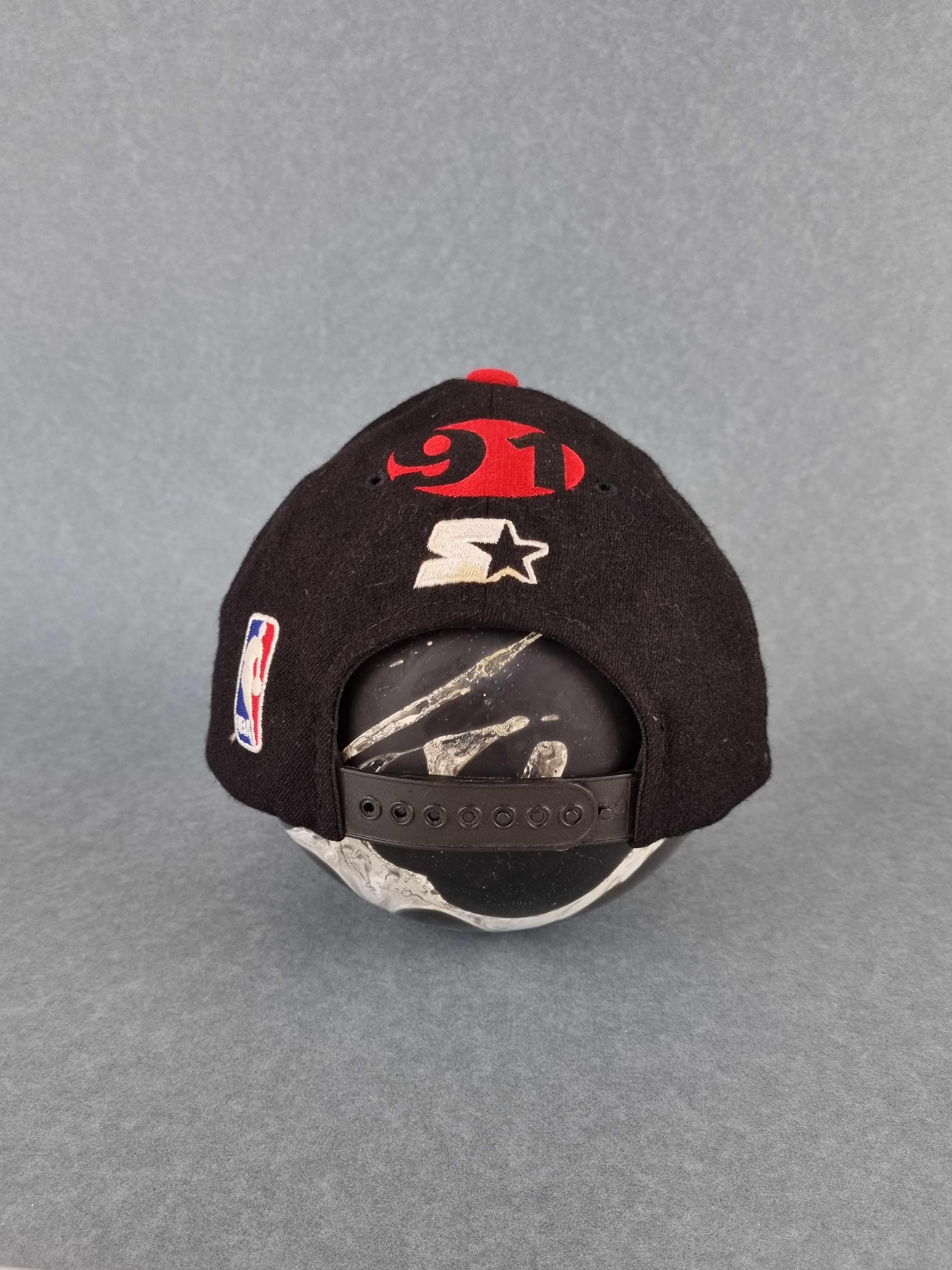 NBA × Sports Specialties × Starter Rare 90s CHICAGO BULLS Starter Wool Cap Vintage Size ONE SIZE - 6 Thumbnail