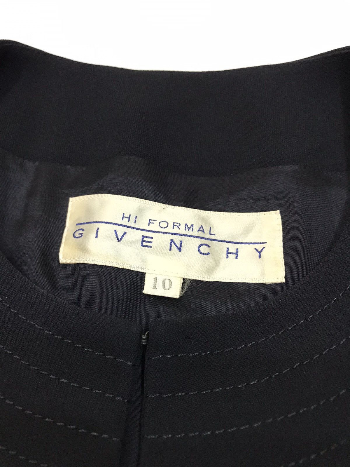 Givenchy VINTAGE GIVENCHY HI-FORMAL BLACK CARDIGAN JACKET Size US M / EU 48-50 / 2 - 4 Thumbnail