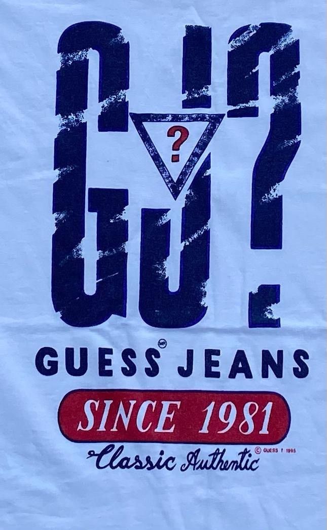 Guess × Vintage vintage tee GUESS JEANS USA A30 Size US L / EU 52-54 / 3 - 2 Thumbnail